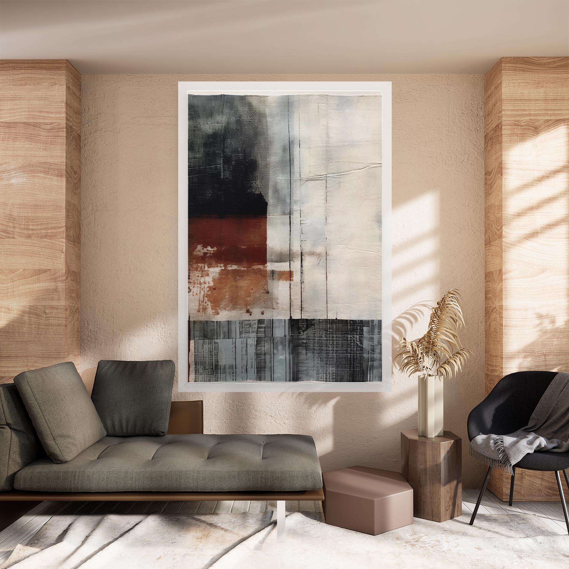 Leinwandbild Abstract Painting mockup 8