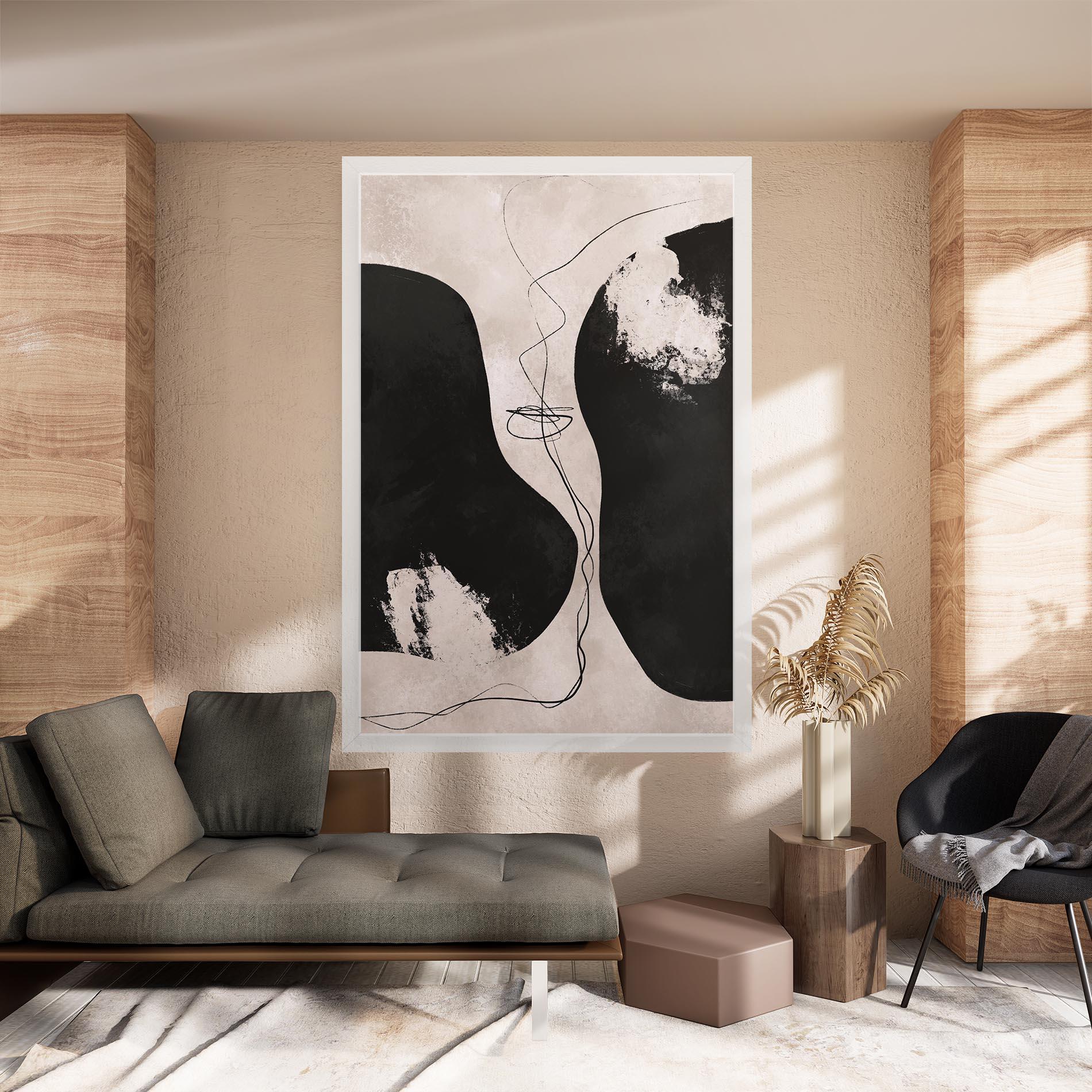 Leinwandbild Modern Brushstrokes mockup 8