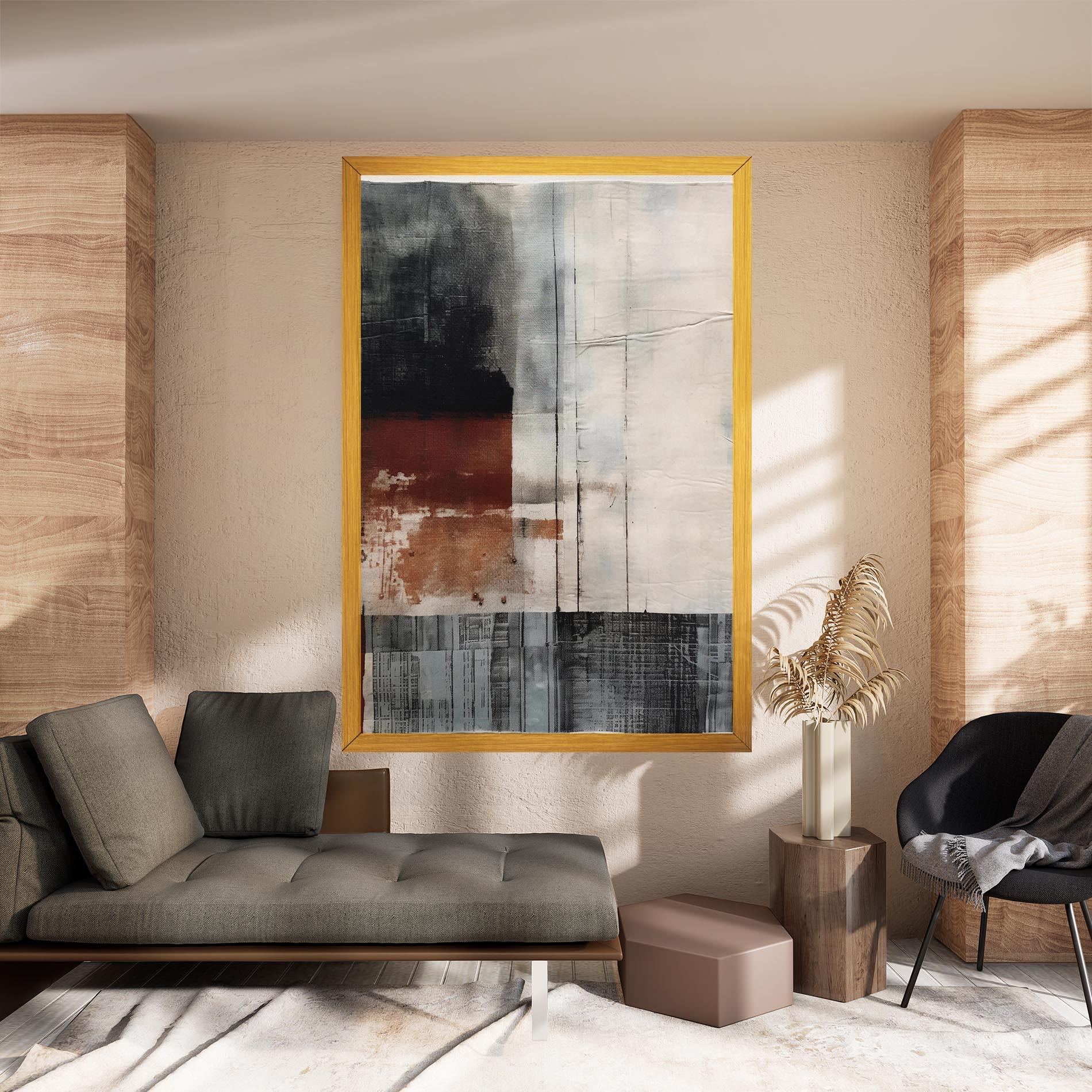 Leinwandbild Abstract Painting mockup 8