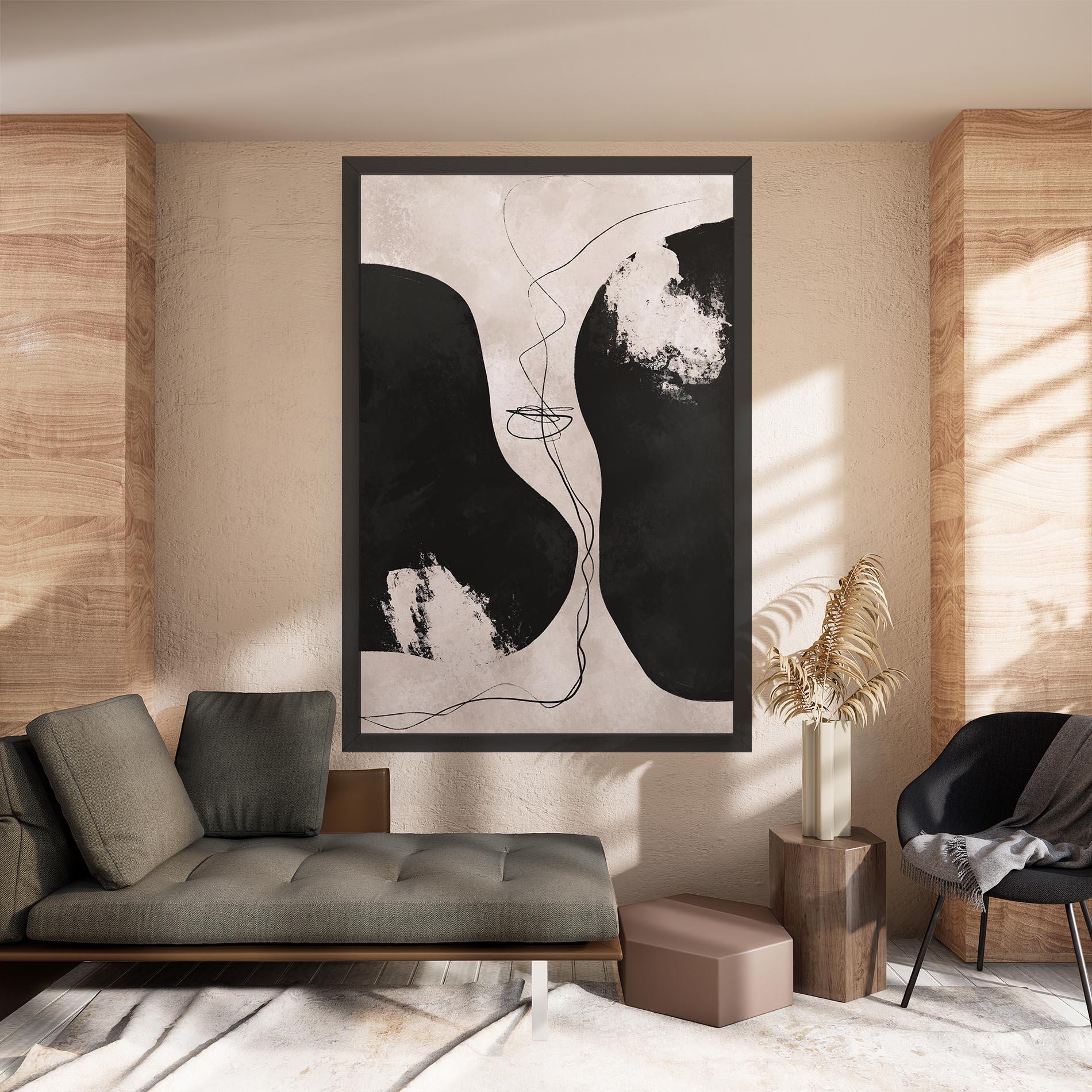 Leinwandbild Modern Brushstrokes mockup 8