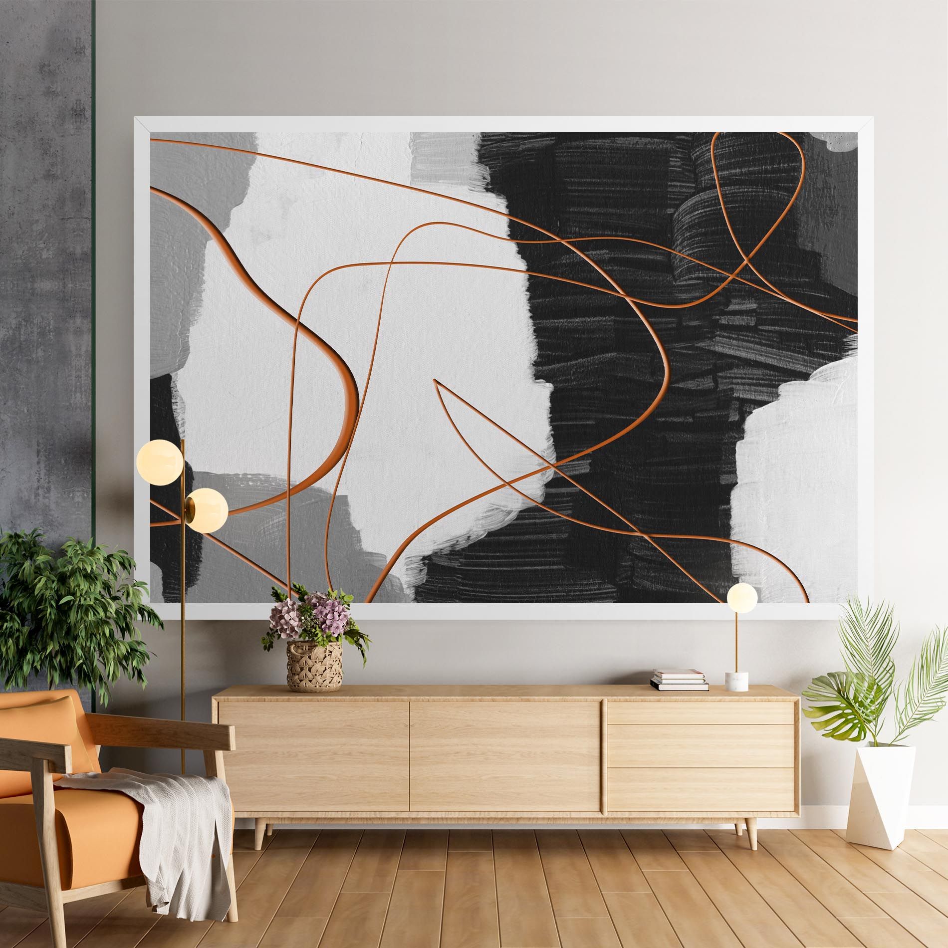 Abstract Ink Painting mockup 9