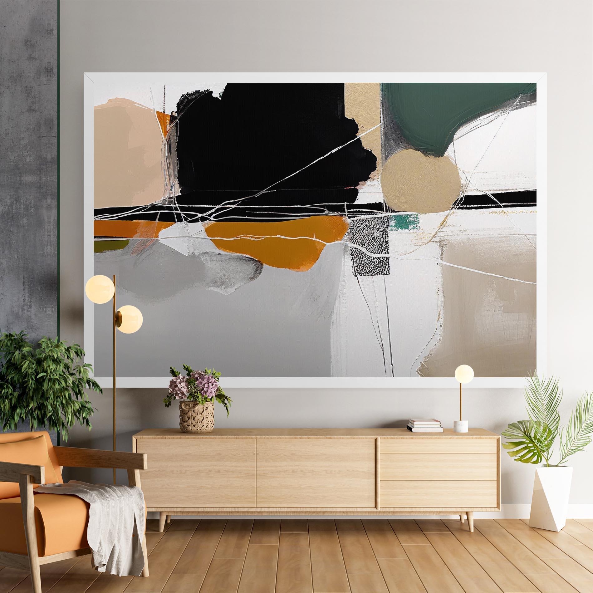 Leinwandbild Abstract Ornament Prints mockup 9