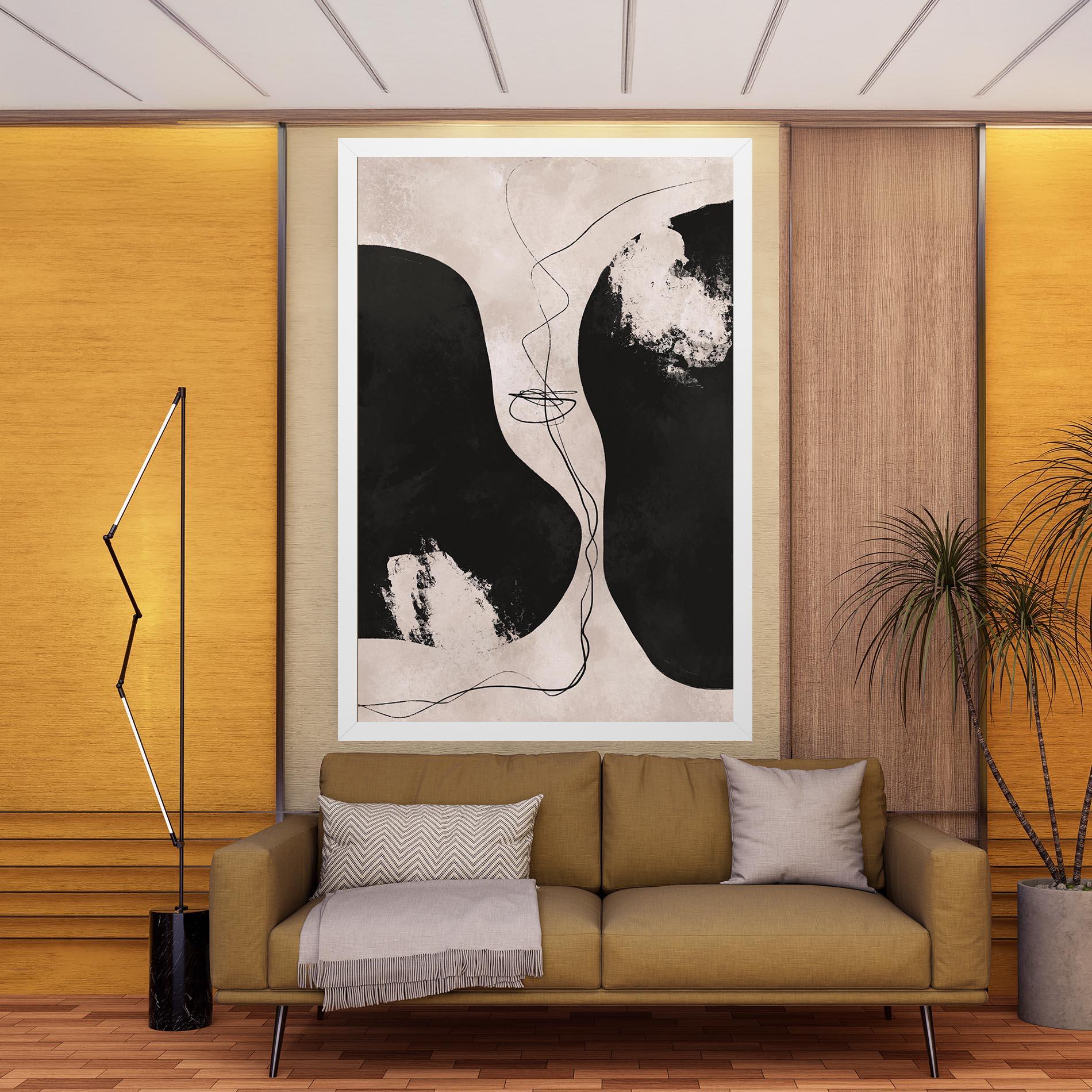 Leinwandbild Modern Brushstrokes mockup 9