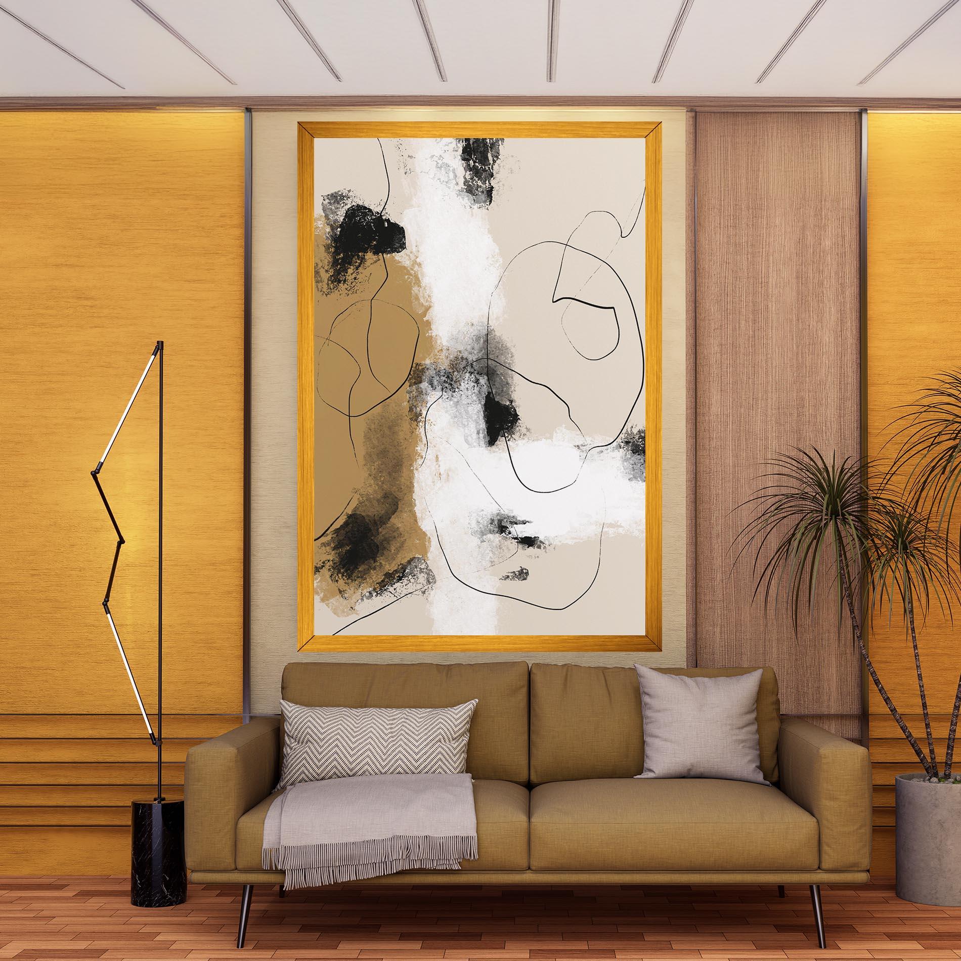 Leinwandbild Unique Acrylic Paintings mockup 9