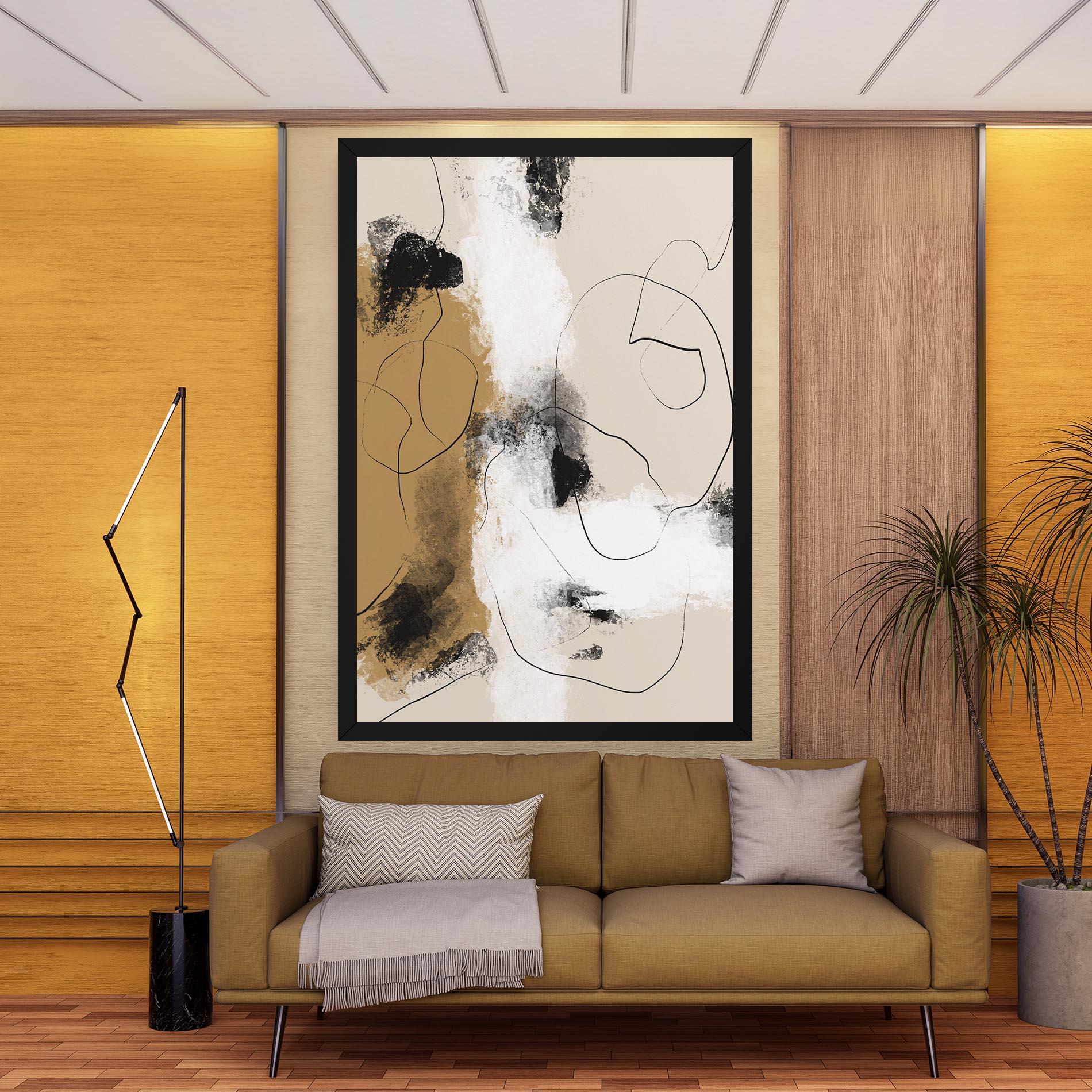 Leinwandbild Unique Acrylic Paintings mockup 9