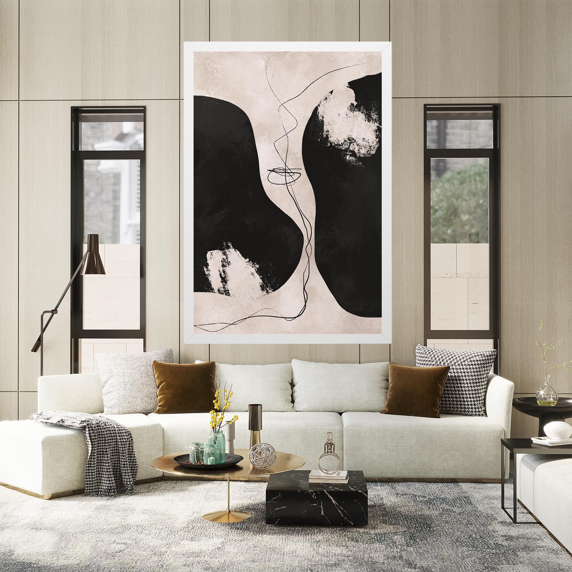 Modern Brushstrokes mockup 2