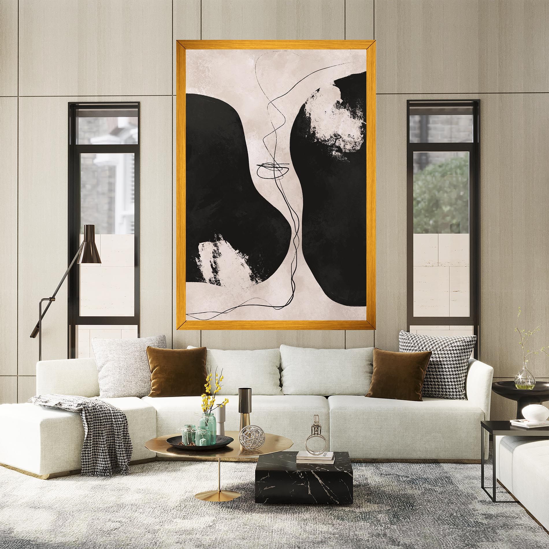 Modern Brushstrokes mockup 2