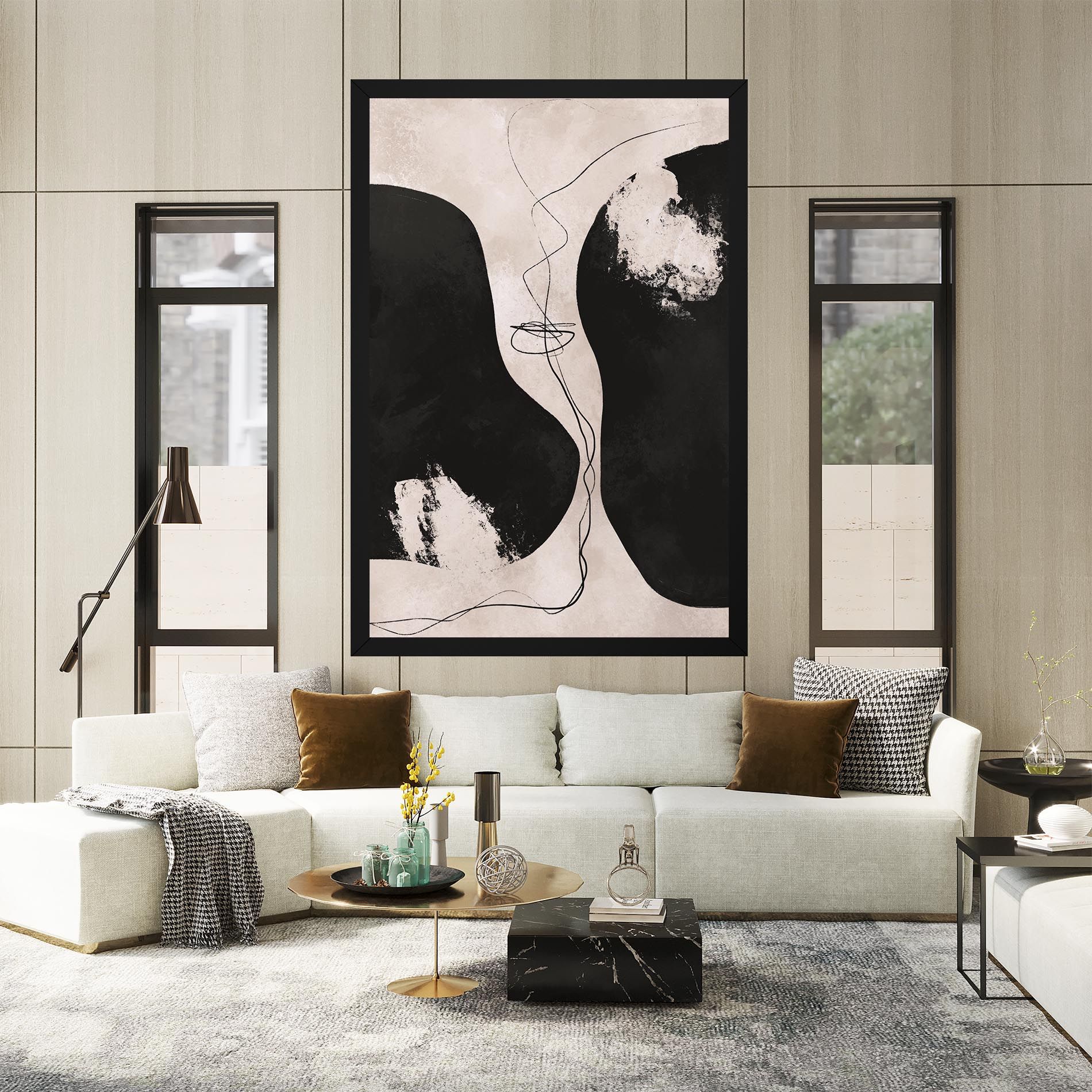 Modern Brushstrokes mockup 2