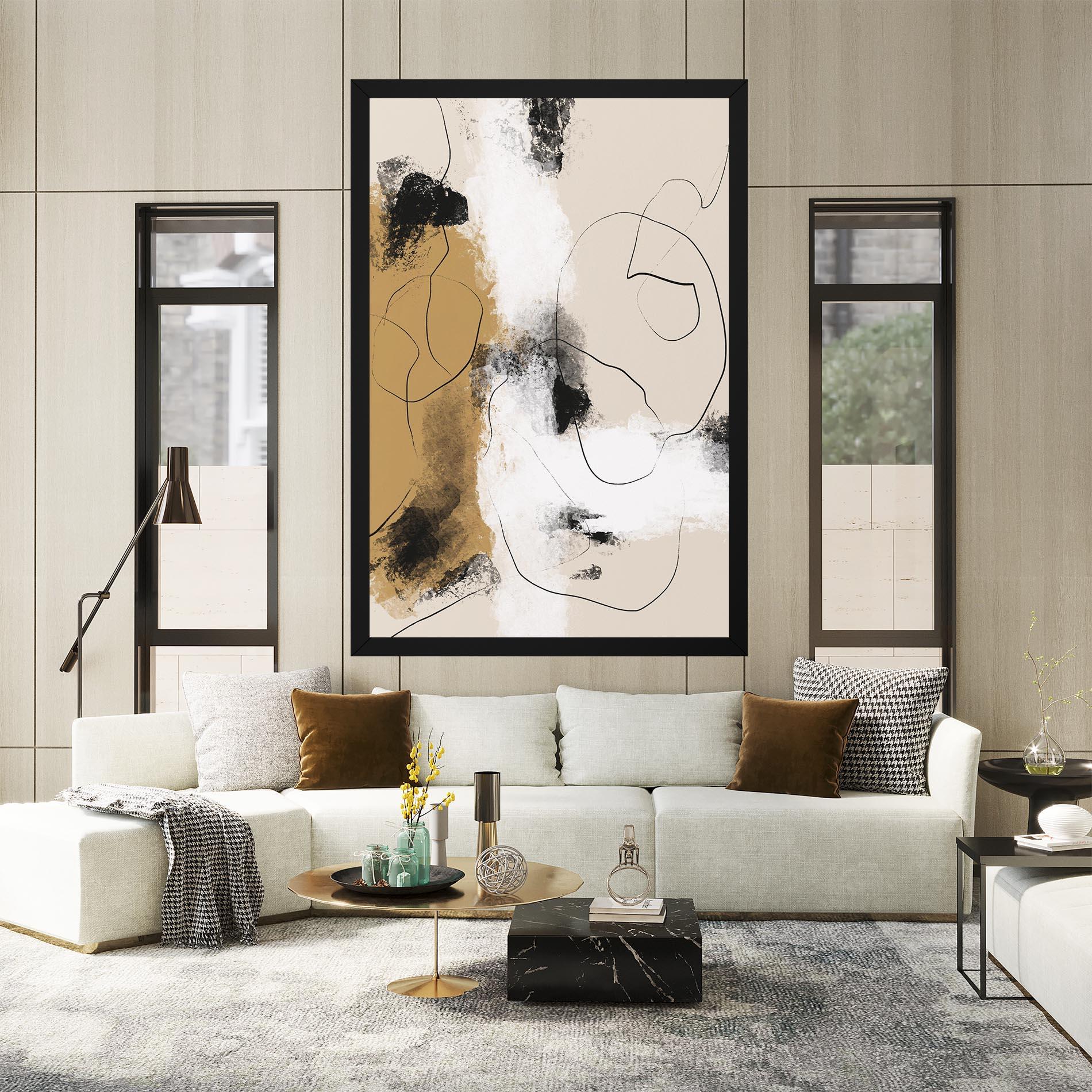 Leinwandbild Unique Acrylic Paintings mockup 2