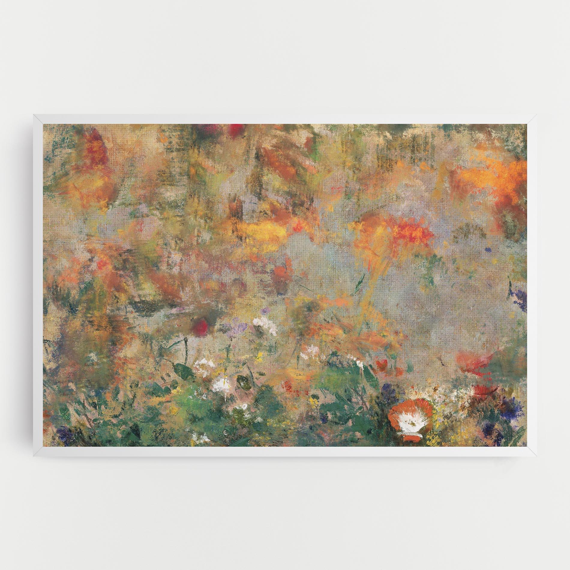 Leinwandbild Abstract Flowers mockup 0