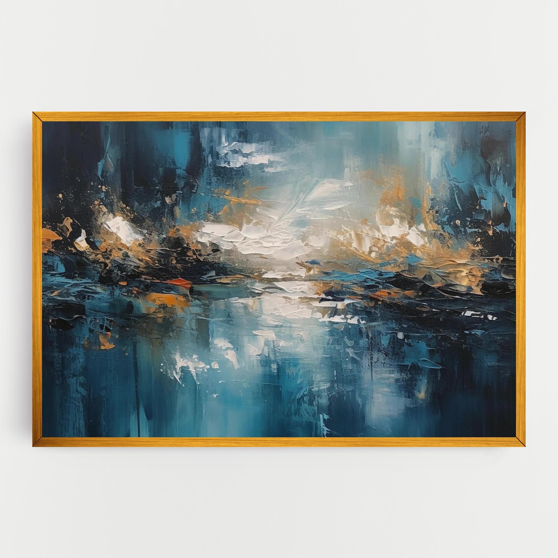 Abstract Blue Art mockup 0