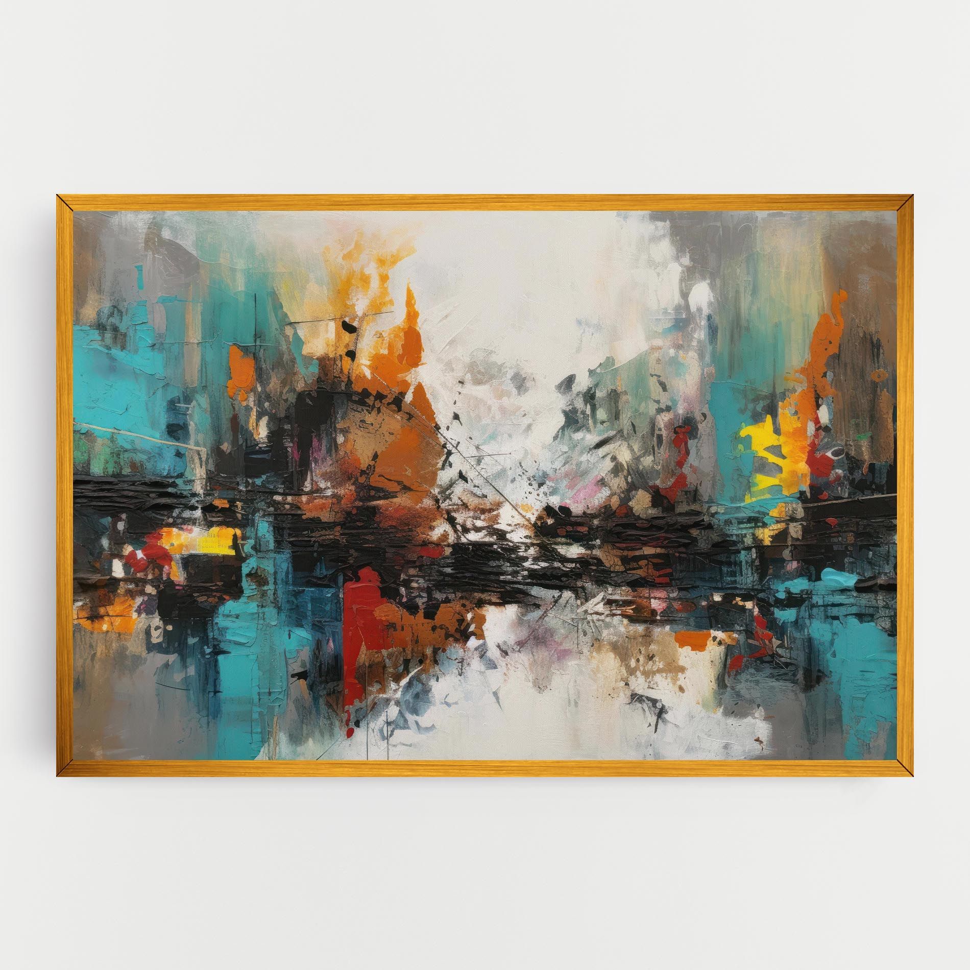 Abstract City Painting mockup 0