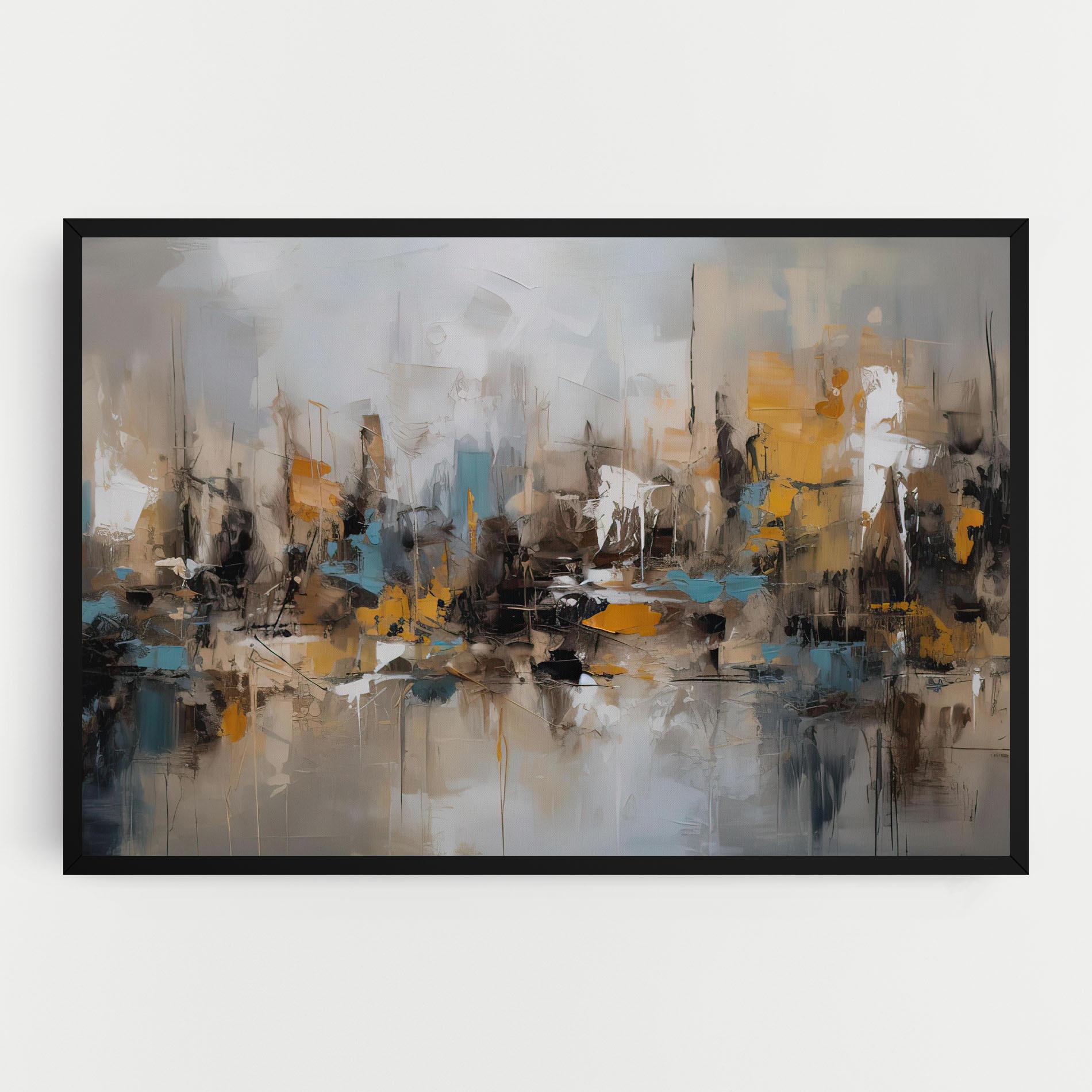 Leinwandbild Abstract Los Angeles mockup 0