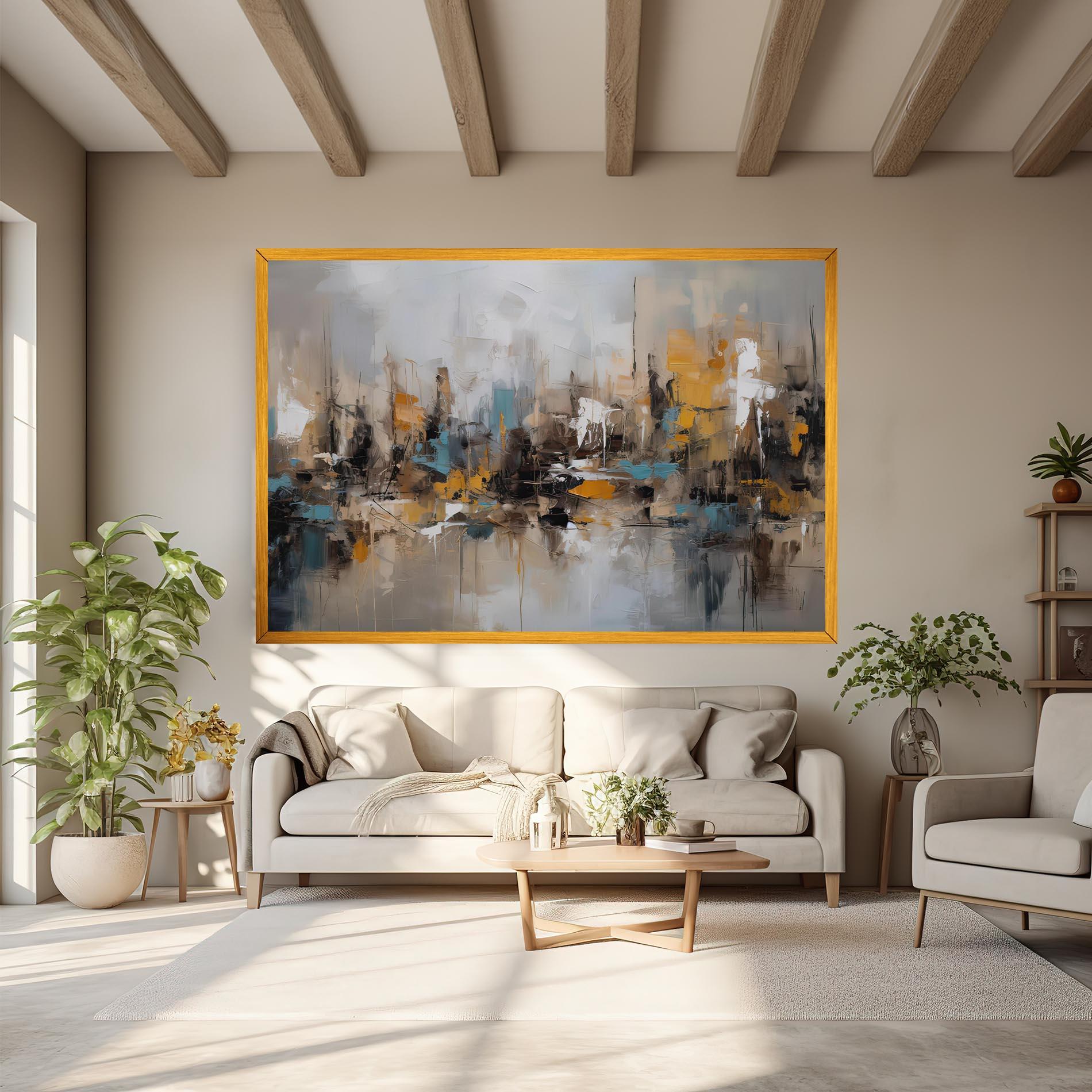 Leinwandbild Abstract Los Angeles mockup 6