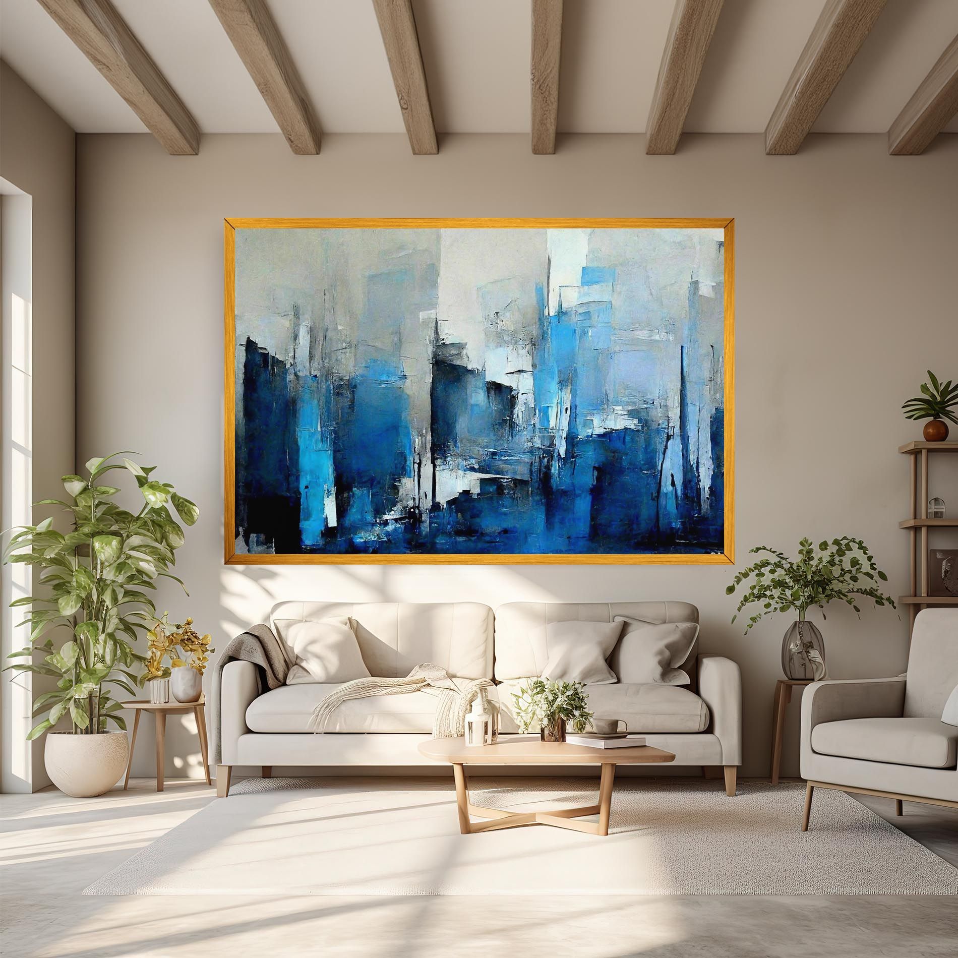 Blue Gray Color mockup 6