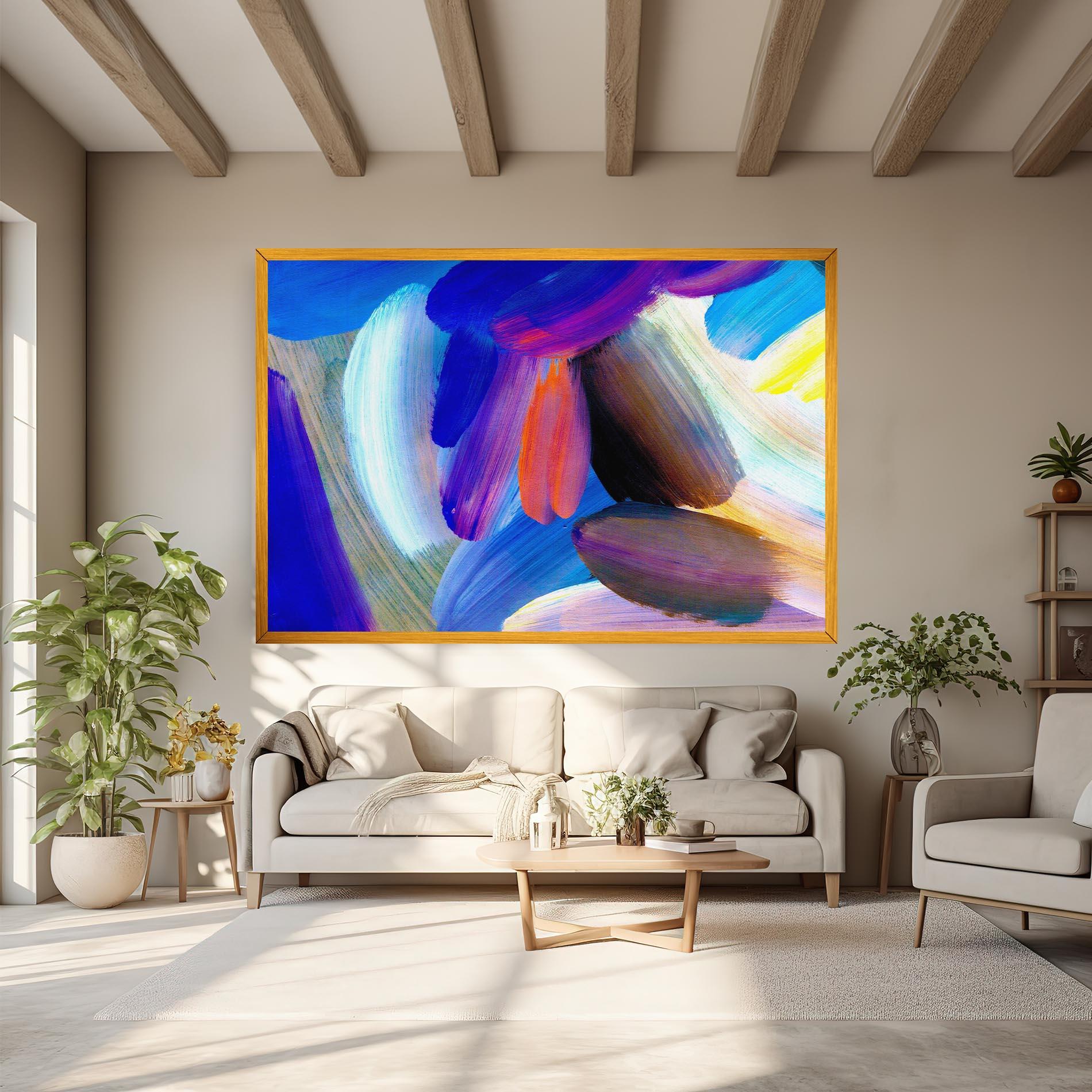 Leinwandbild Colorful Abstract mockup 6