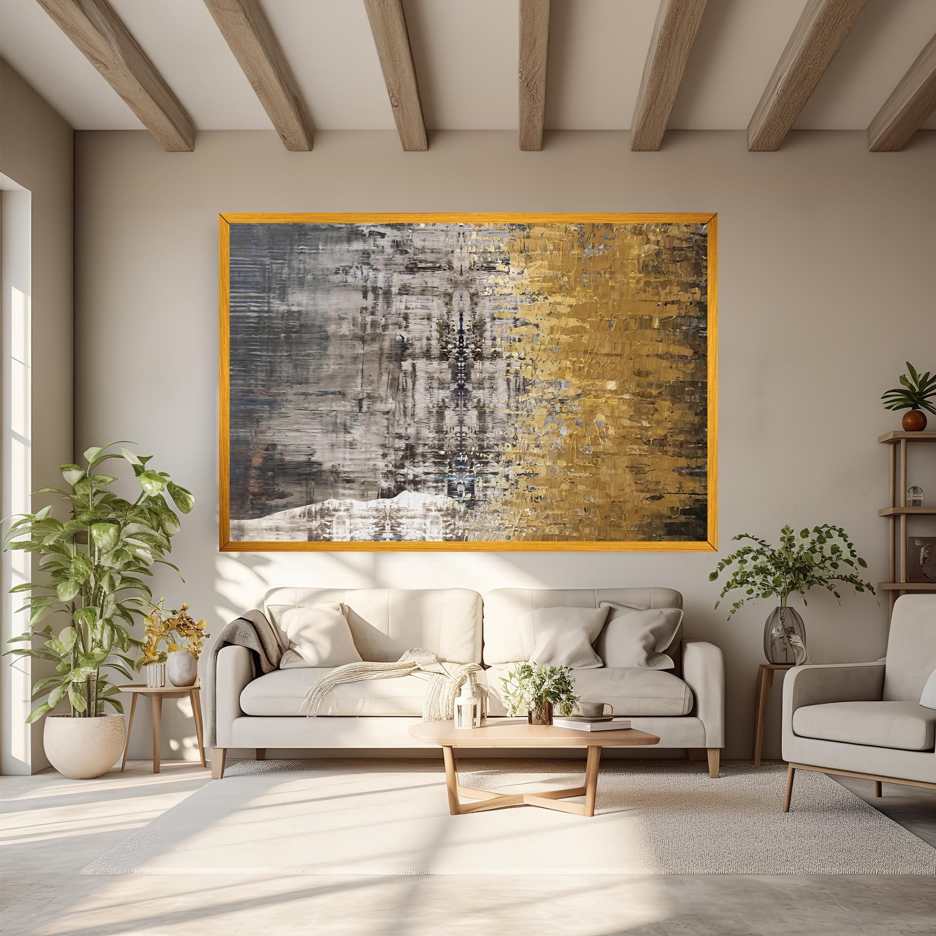 Gold Oil Paint mockup 6