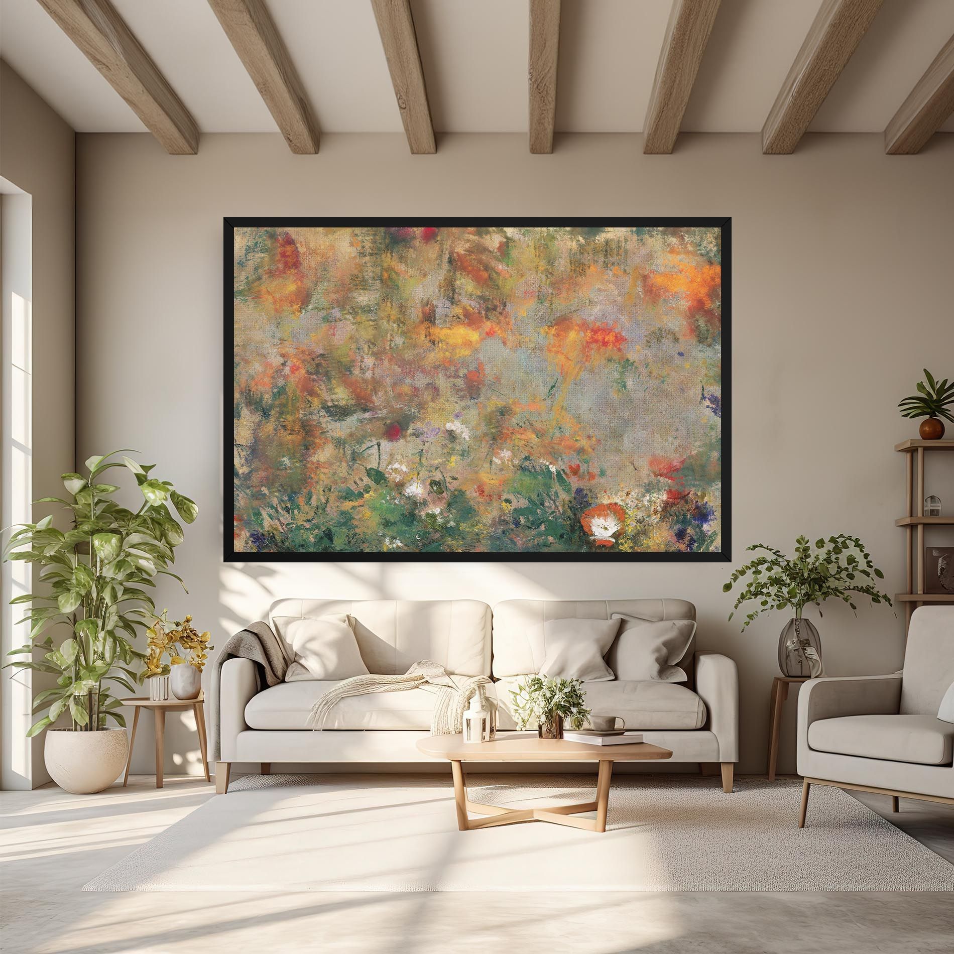 Abstract Flowers mockup 6