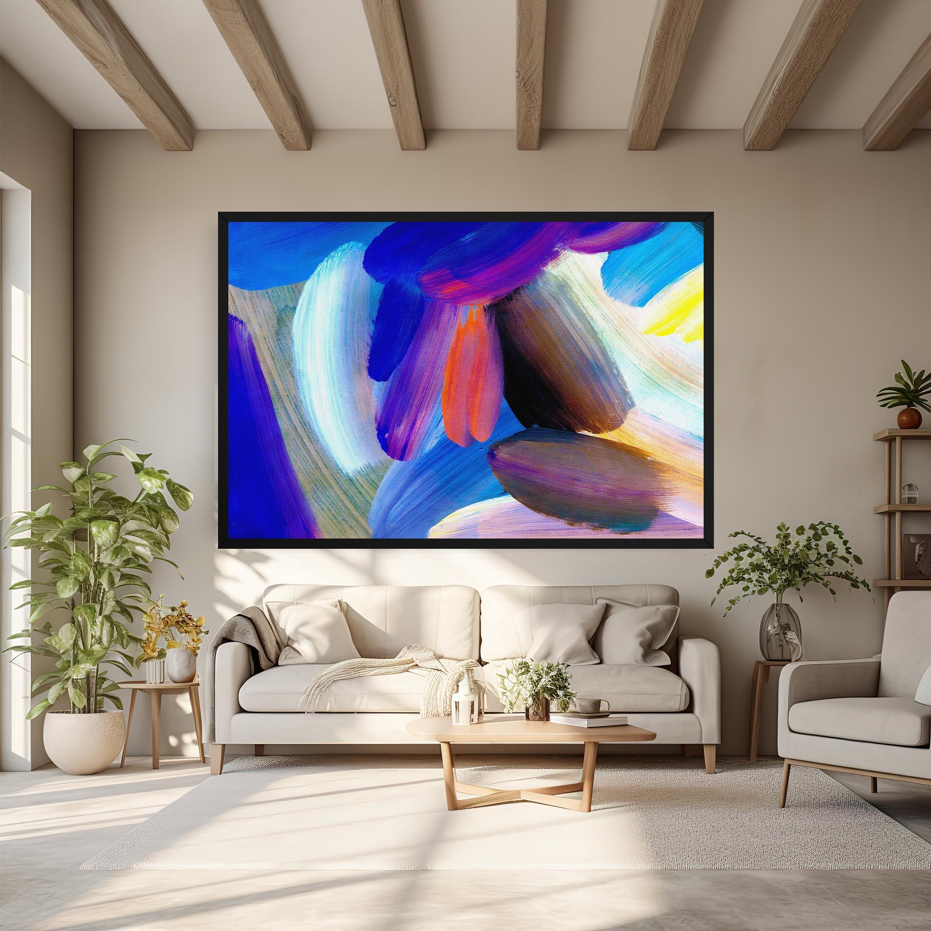 Leinwandbild Colorful Abstract mockup 6