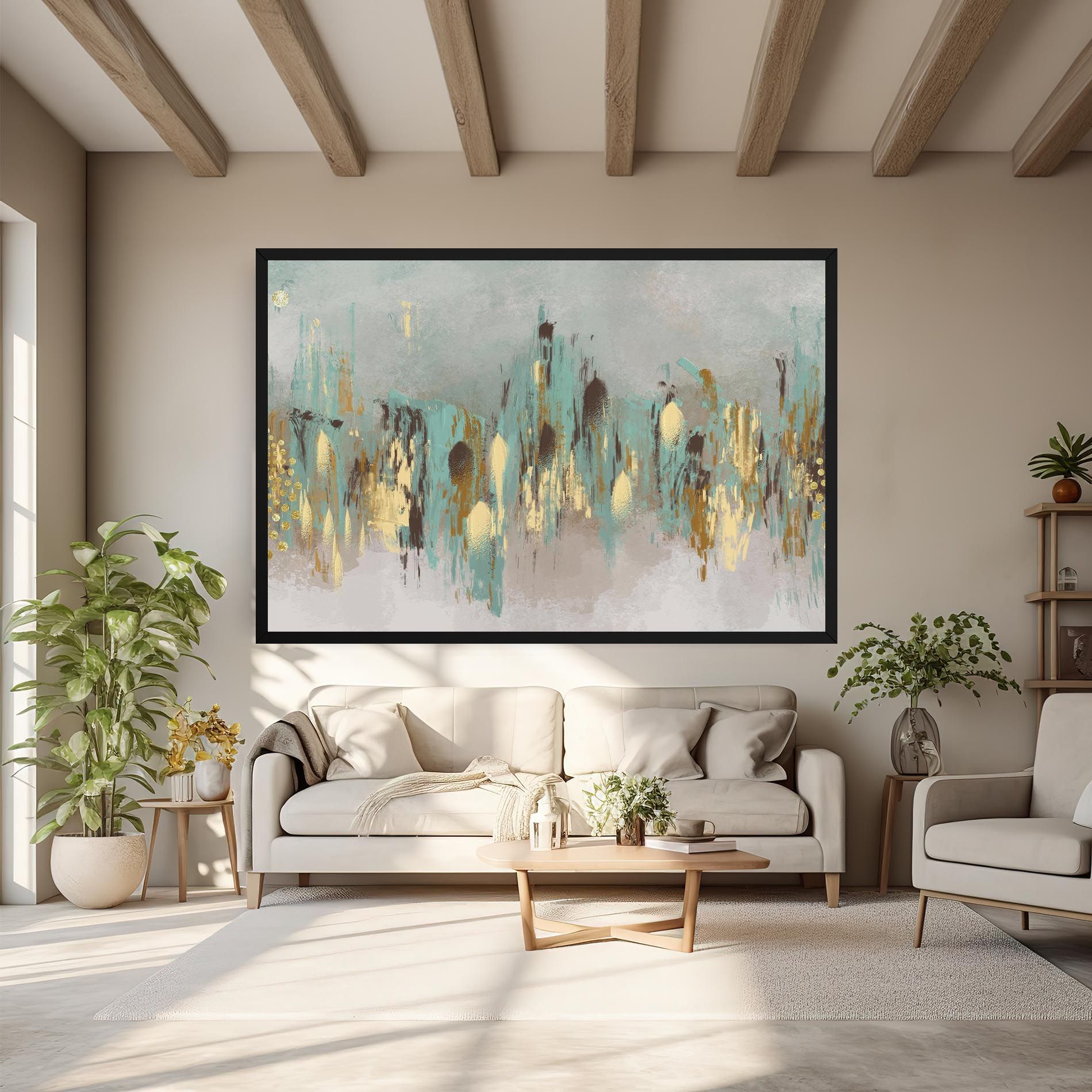 Gold Spiral Points mockup 6