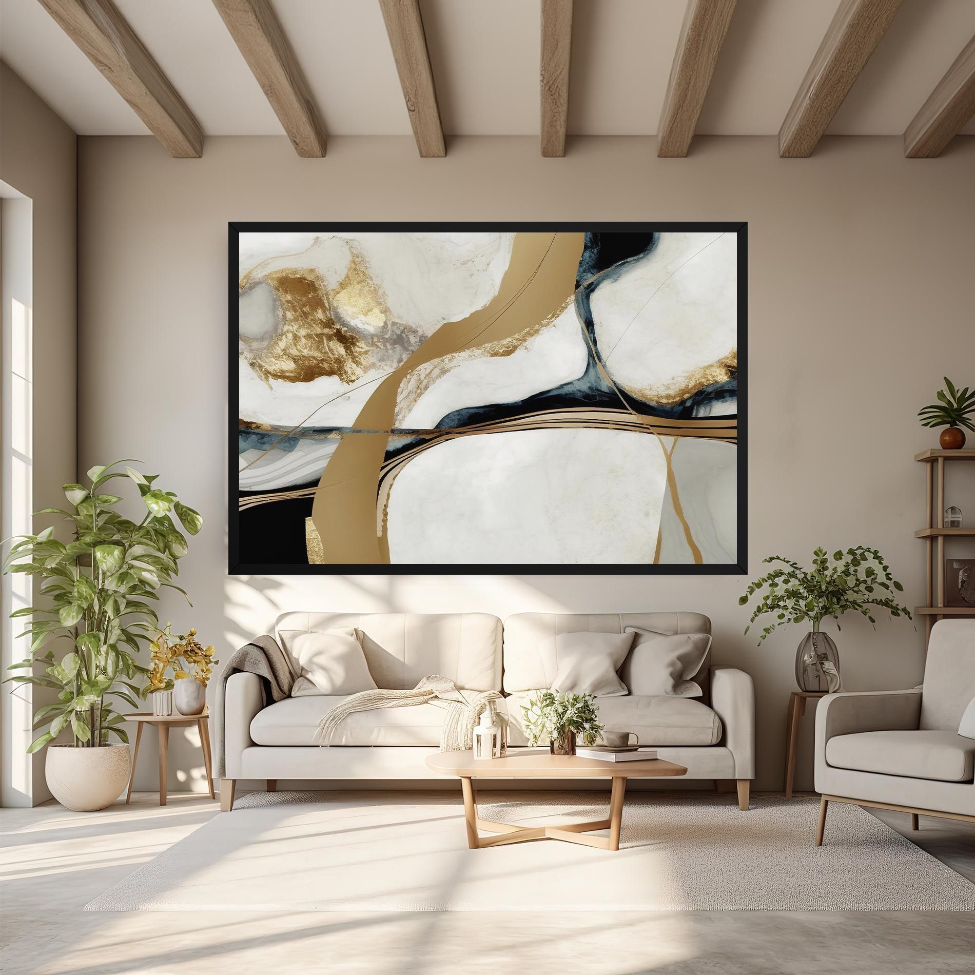 Golden Blue Marble mockup 6