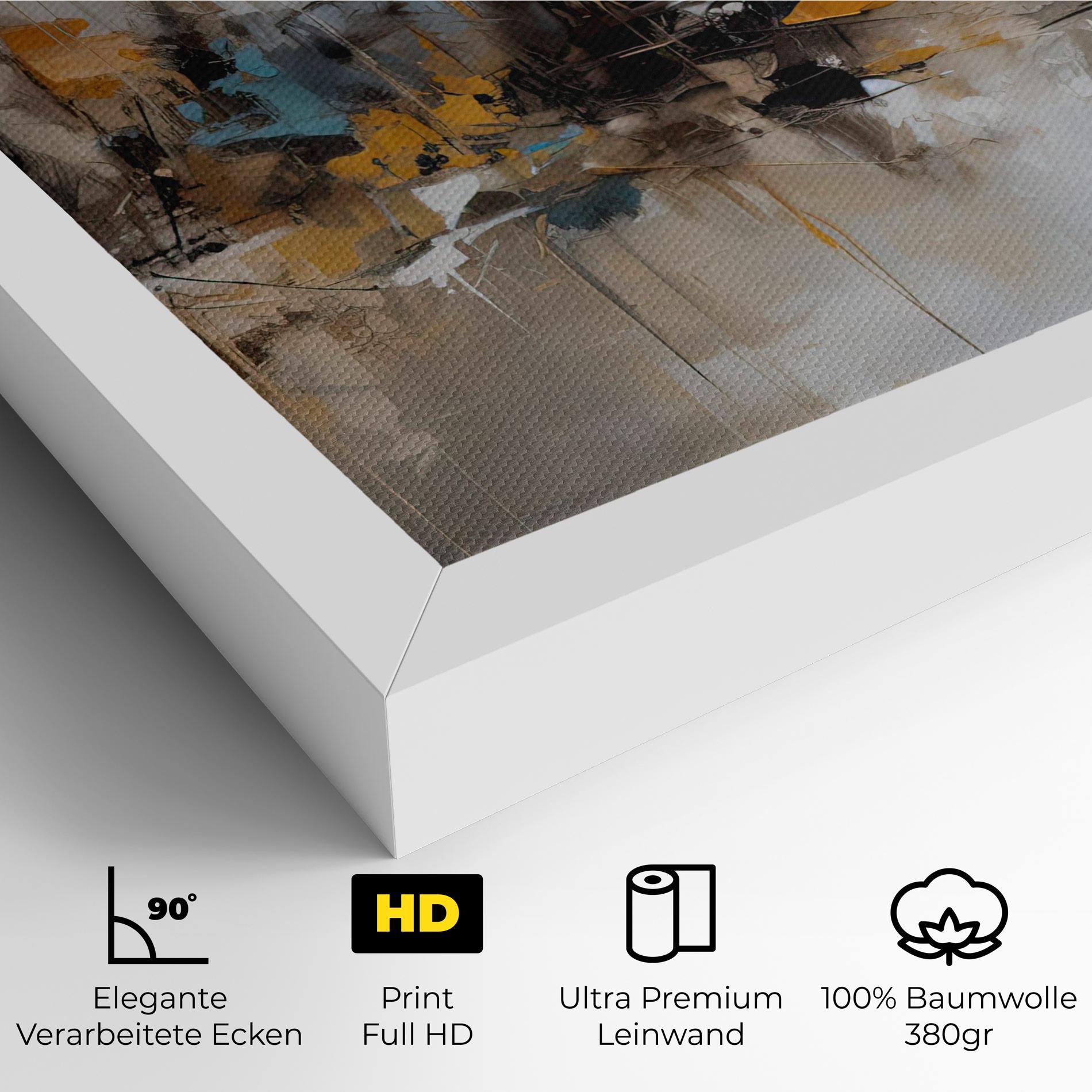 Leinwandbild Abstract Los Angeles mockup 4