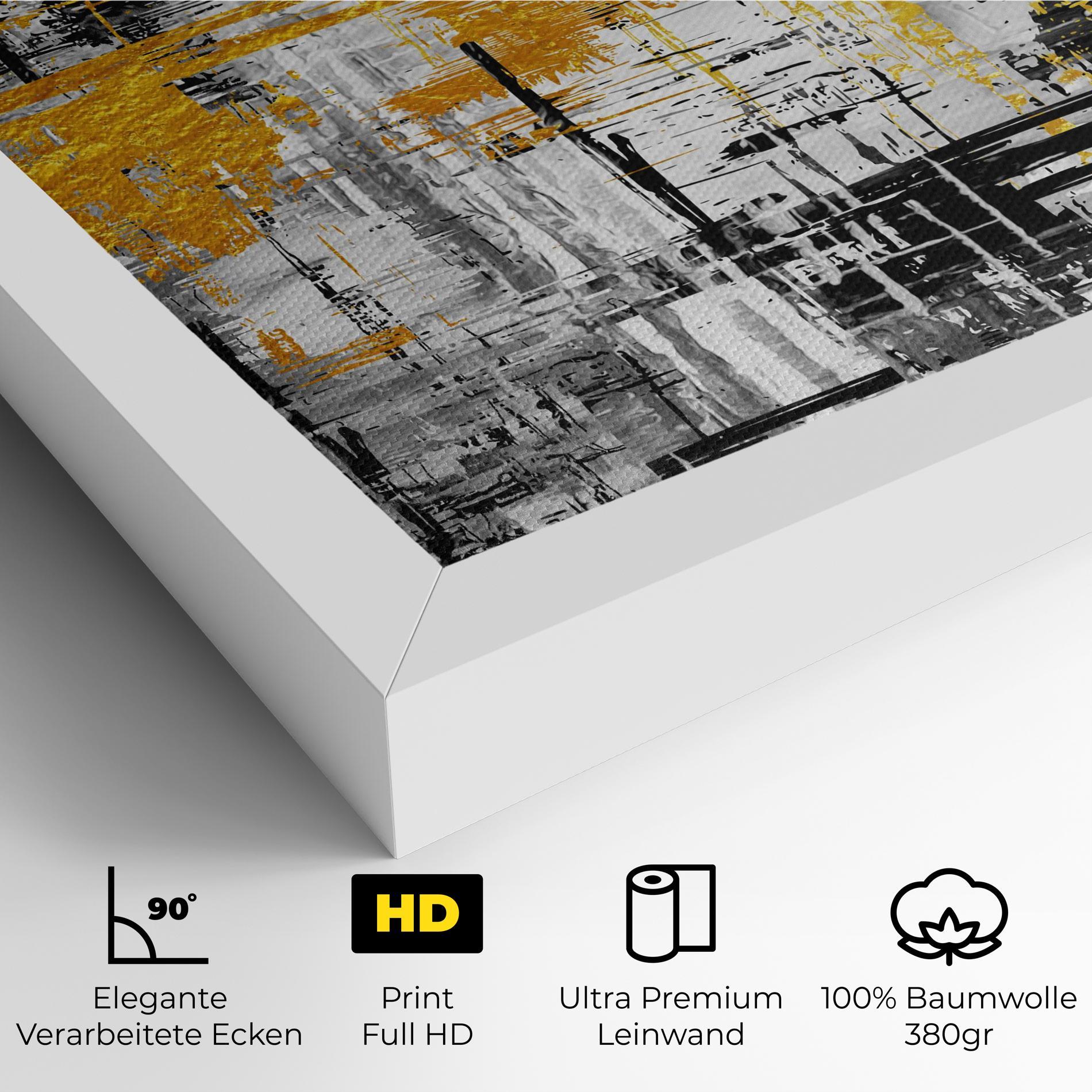 Leinwandbild Abstract Mix Color mockup 4