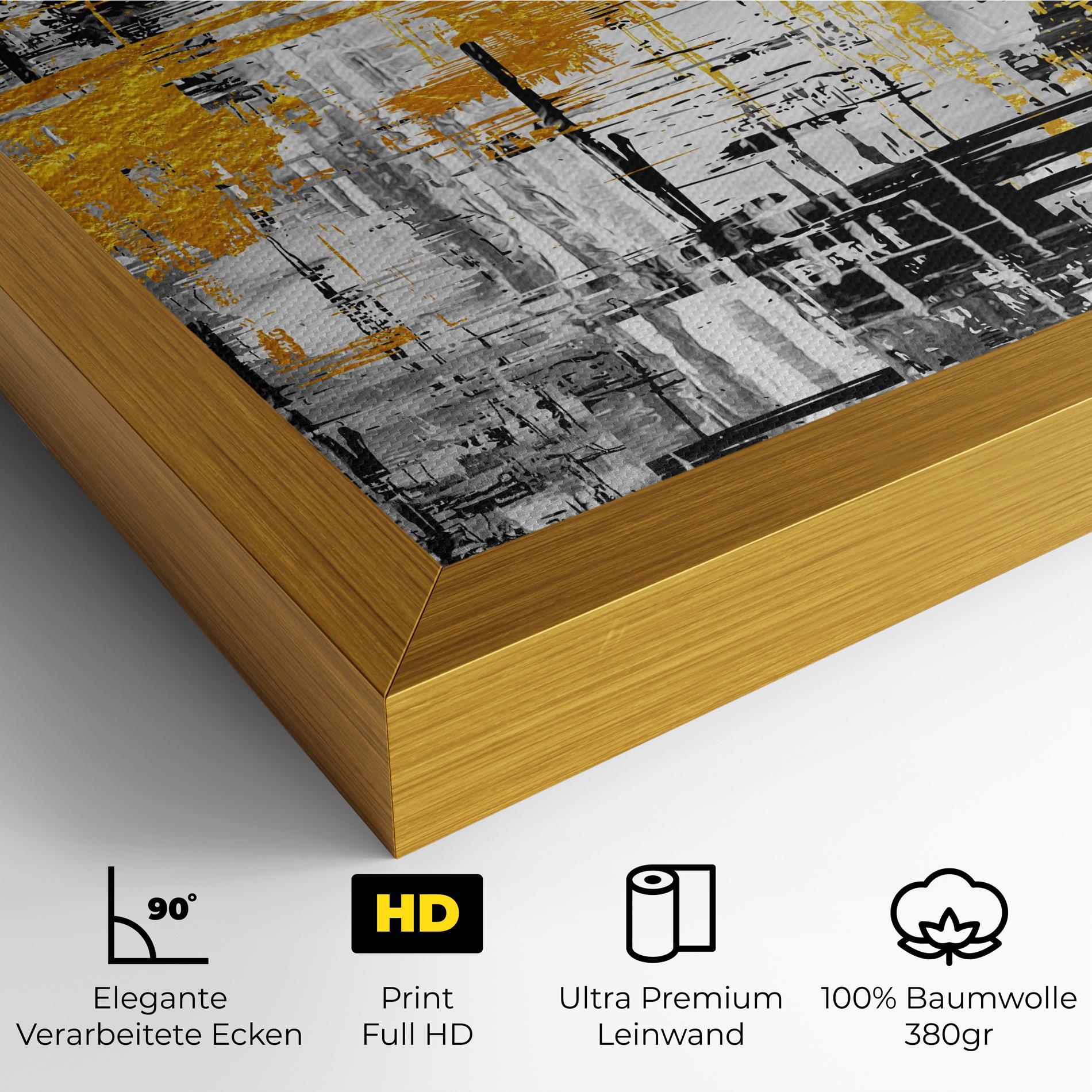 Leinwandbild Abstract Mix Color mockup 4