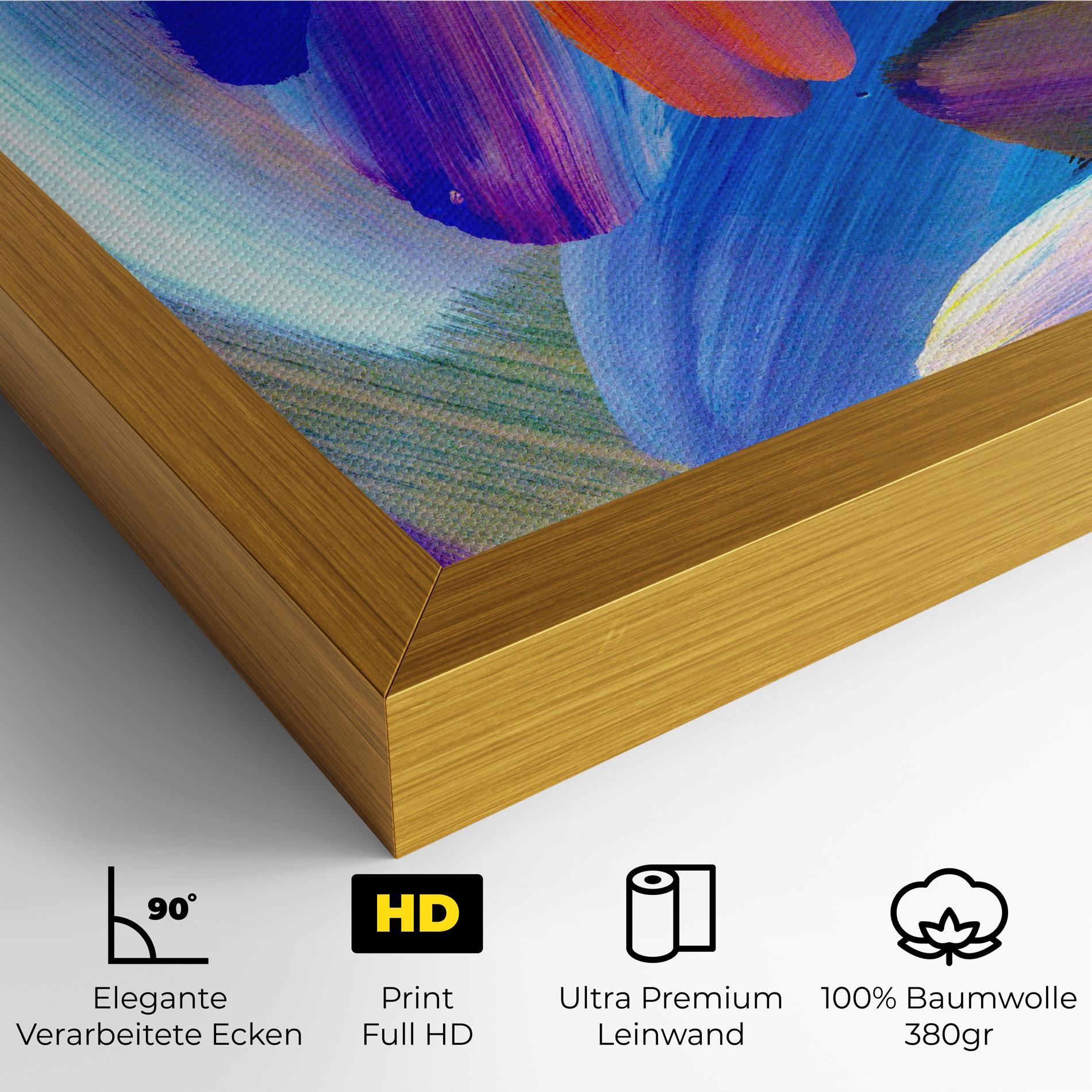 Leinwandbild Colorful Abstract mockup 4