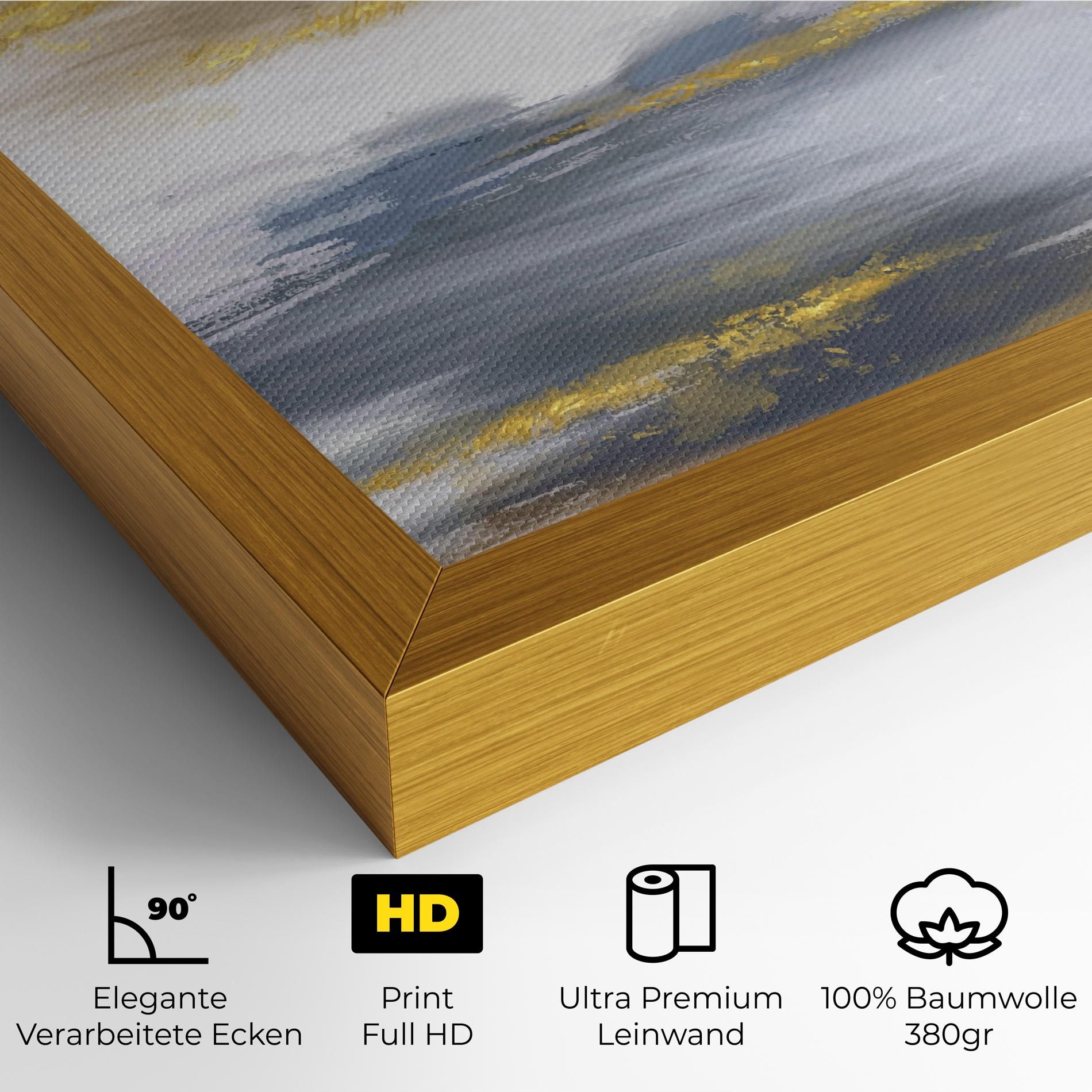 Messy Gold Art mockup 4