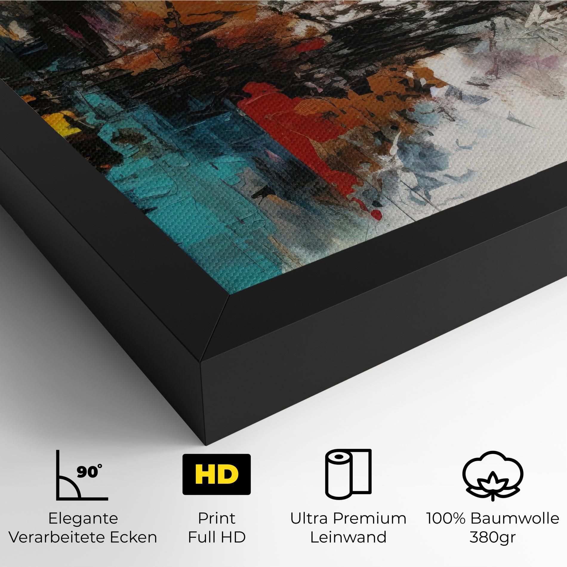 Abstract City Painting mockup 4