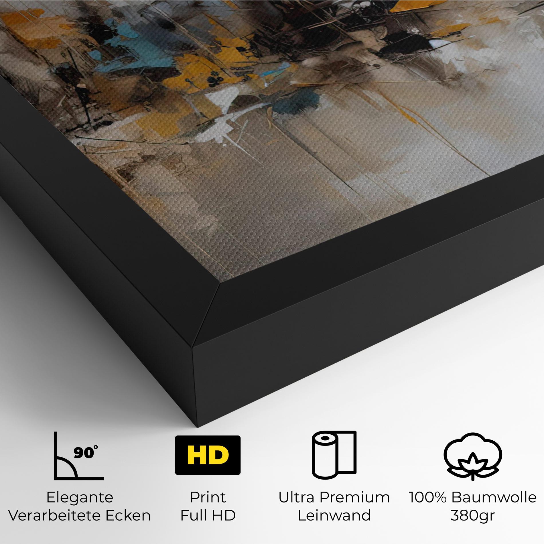Leinwandbild Abstract Los Angeles mockup 4