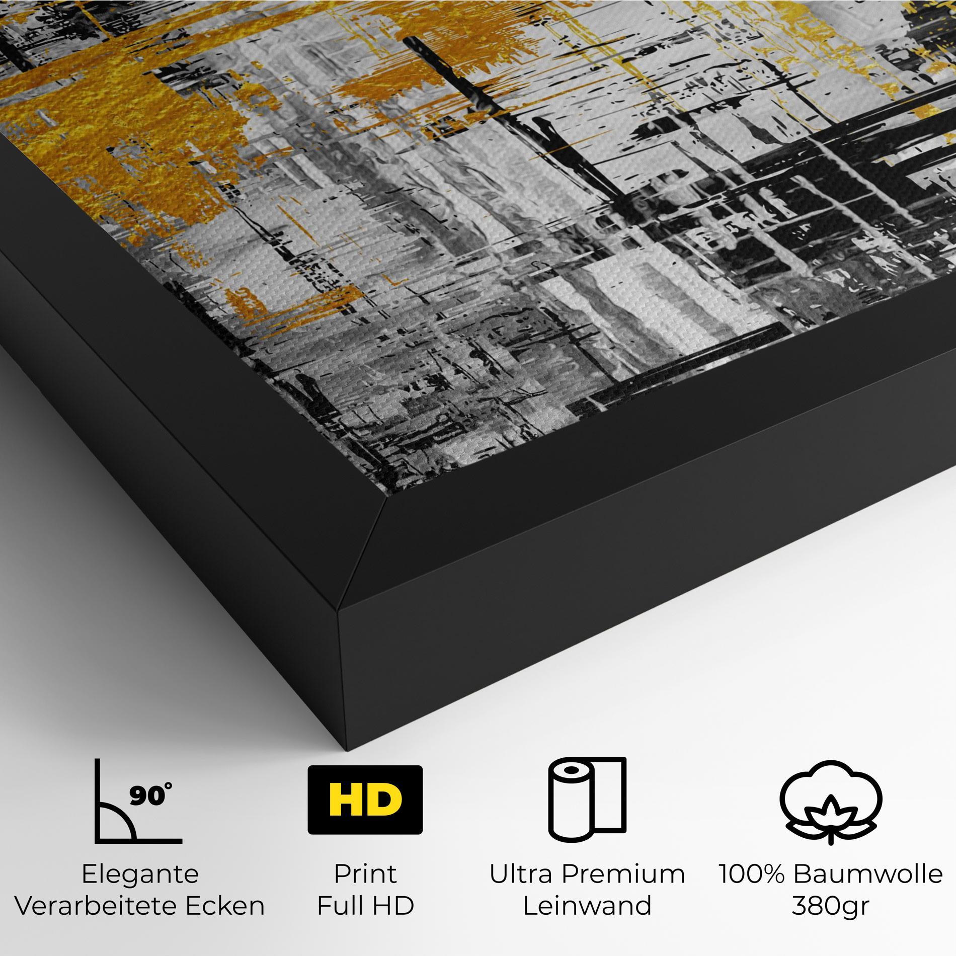 Leinwandbild Abstract Mix Color mockup 4