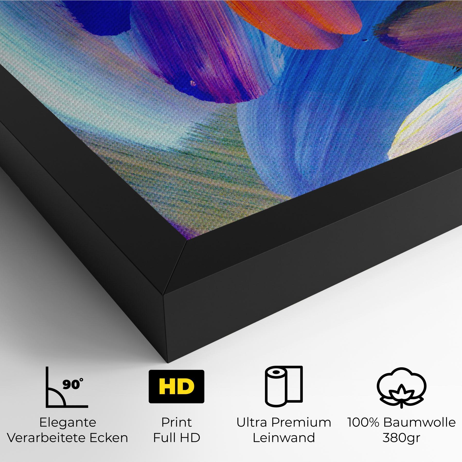 Leinwandbild Colorful Abstract mockup 4