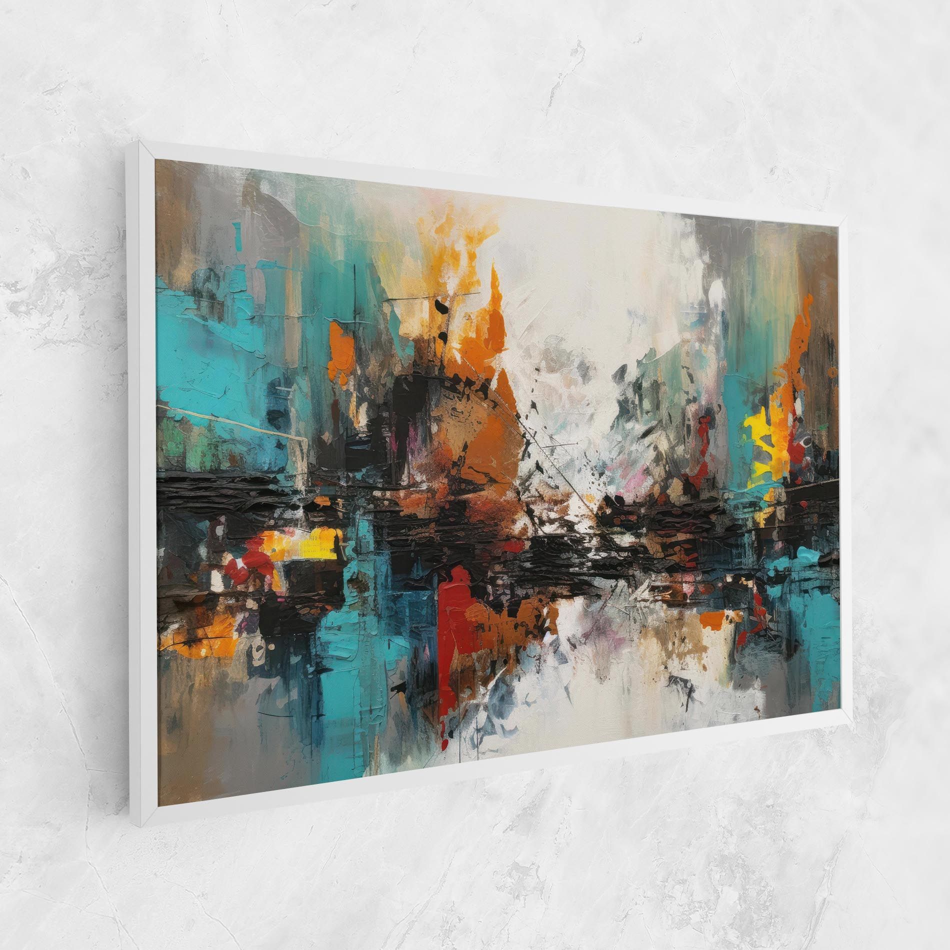 Abstract City Painting mockup 1