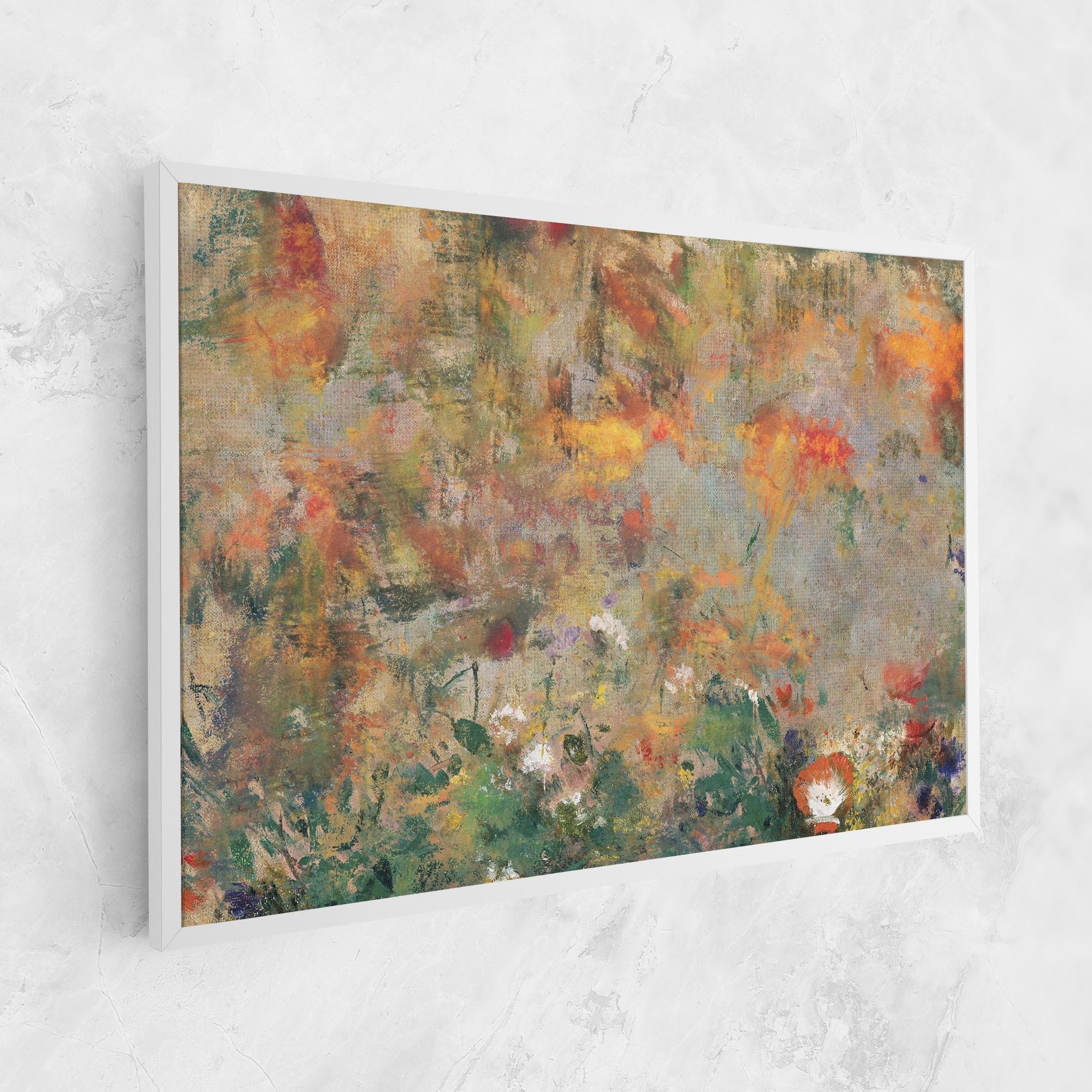 Leinwandbild Abstract Flowers mockup 1
