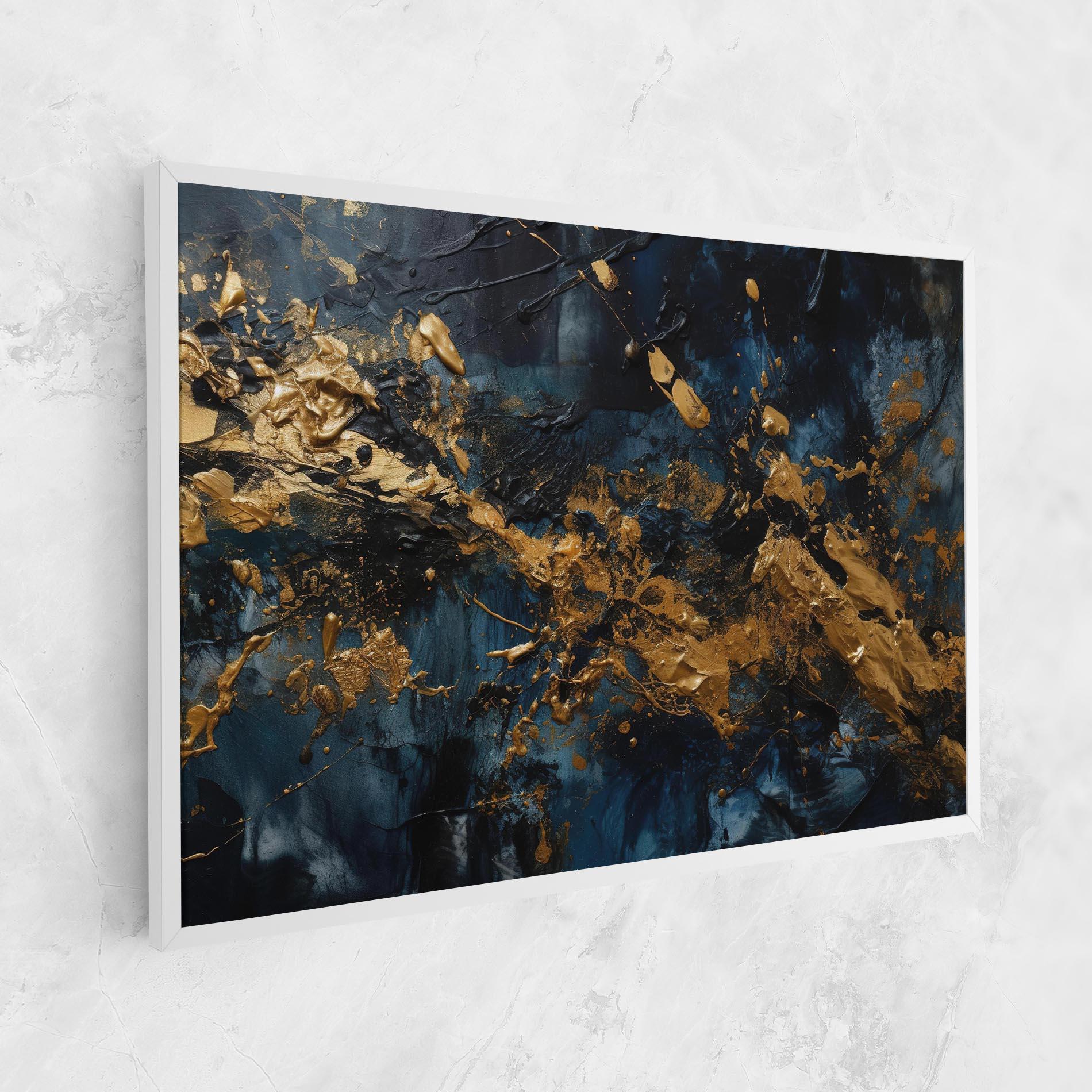 Leinwandbild Gold Explosion mockup 1