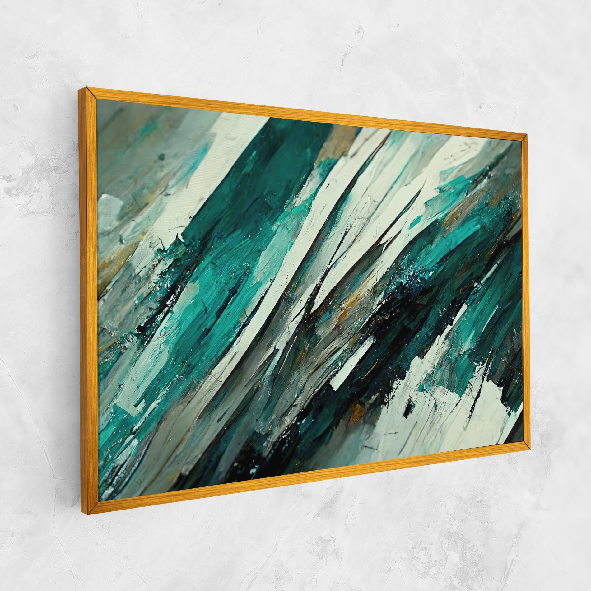 Abstract Green Artwork mockup 1