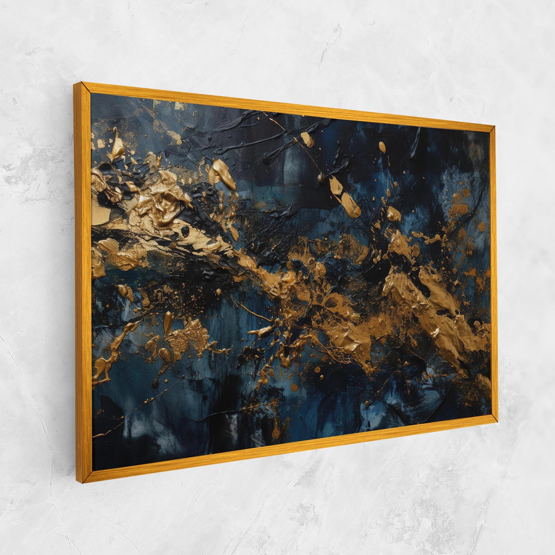 Leinwandbild Gold Explosion mockup 1