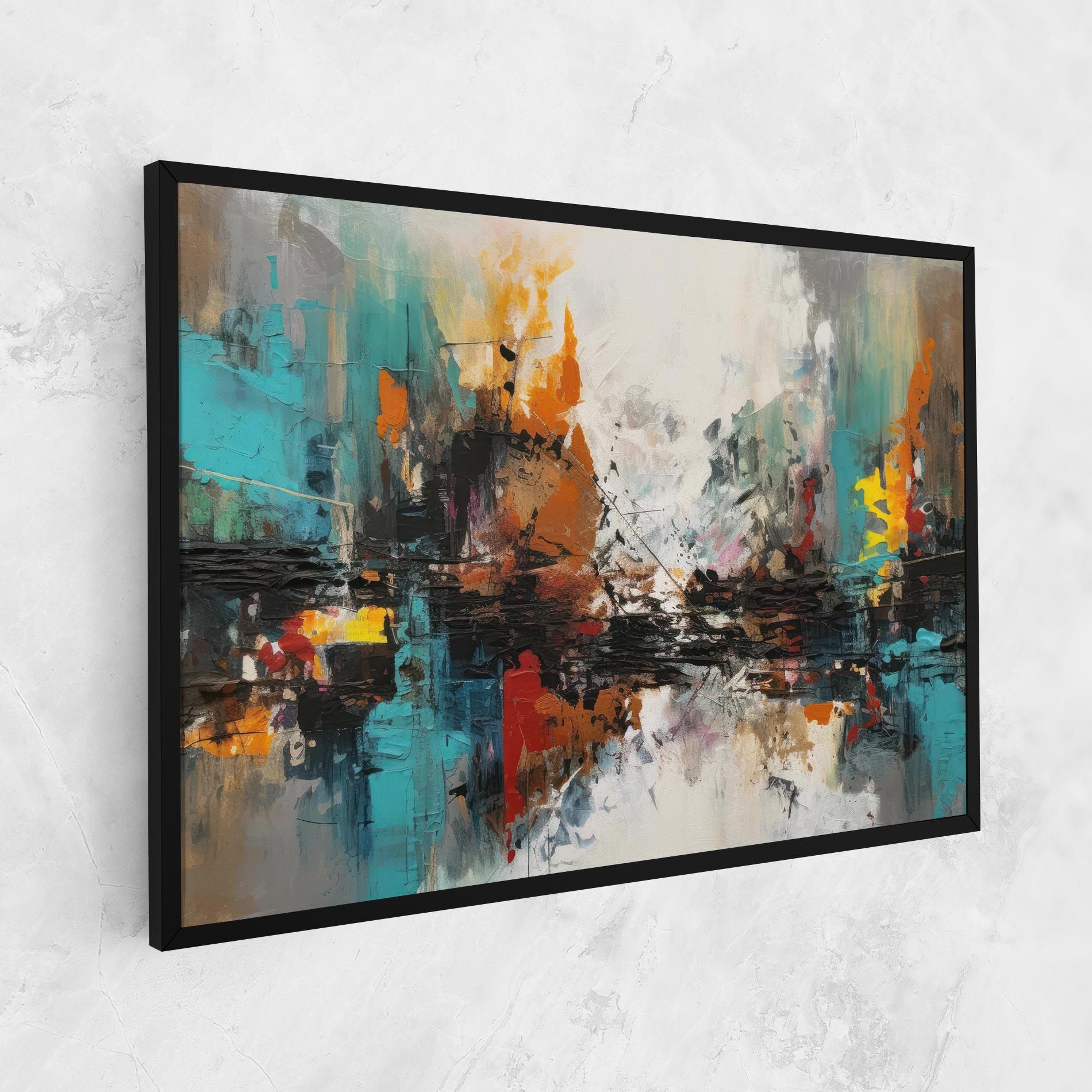 Abstract City Painting mockup 1