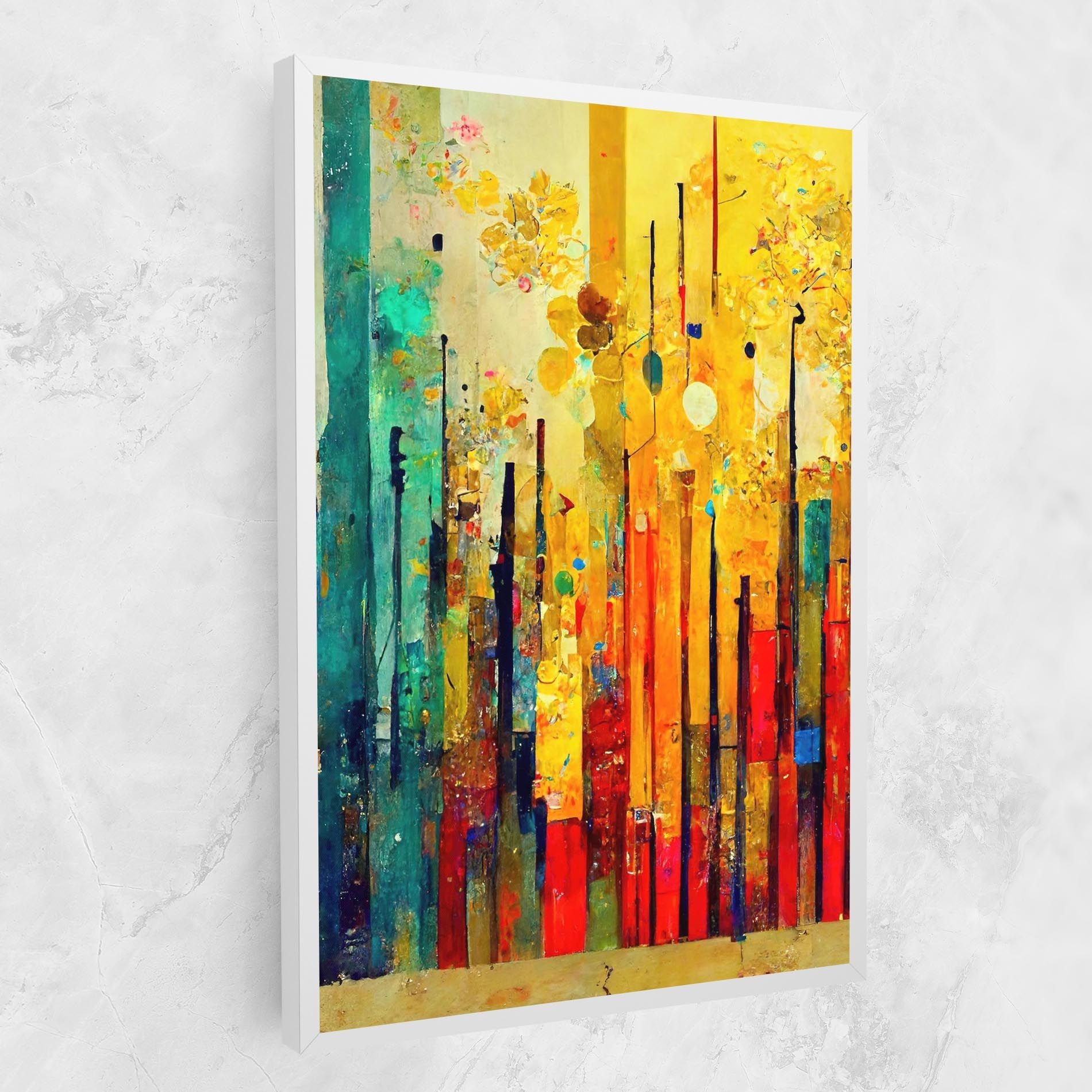 Black Lines On Yellow Light mockup 1