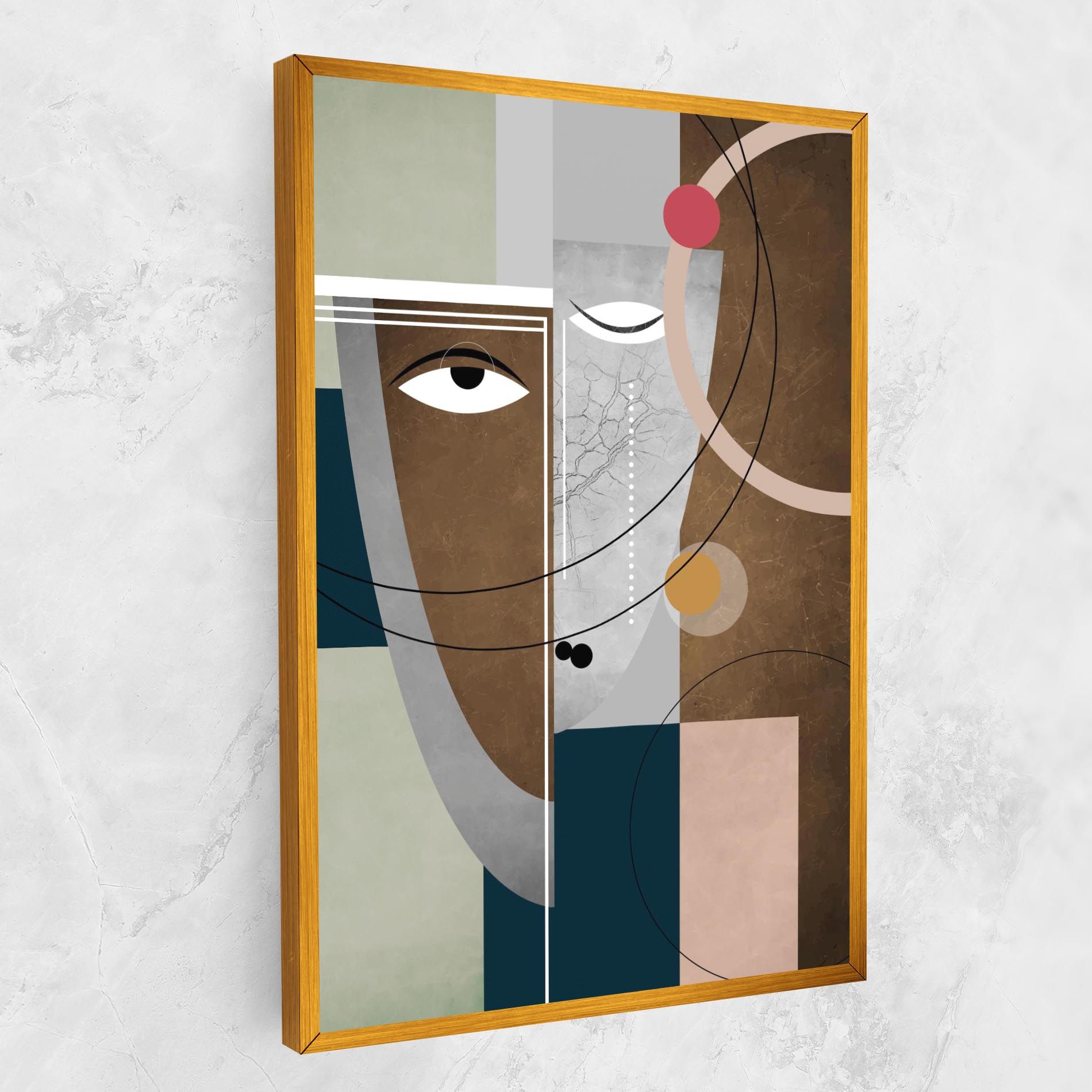 Abstract Brown Face mockup 1