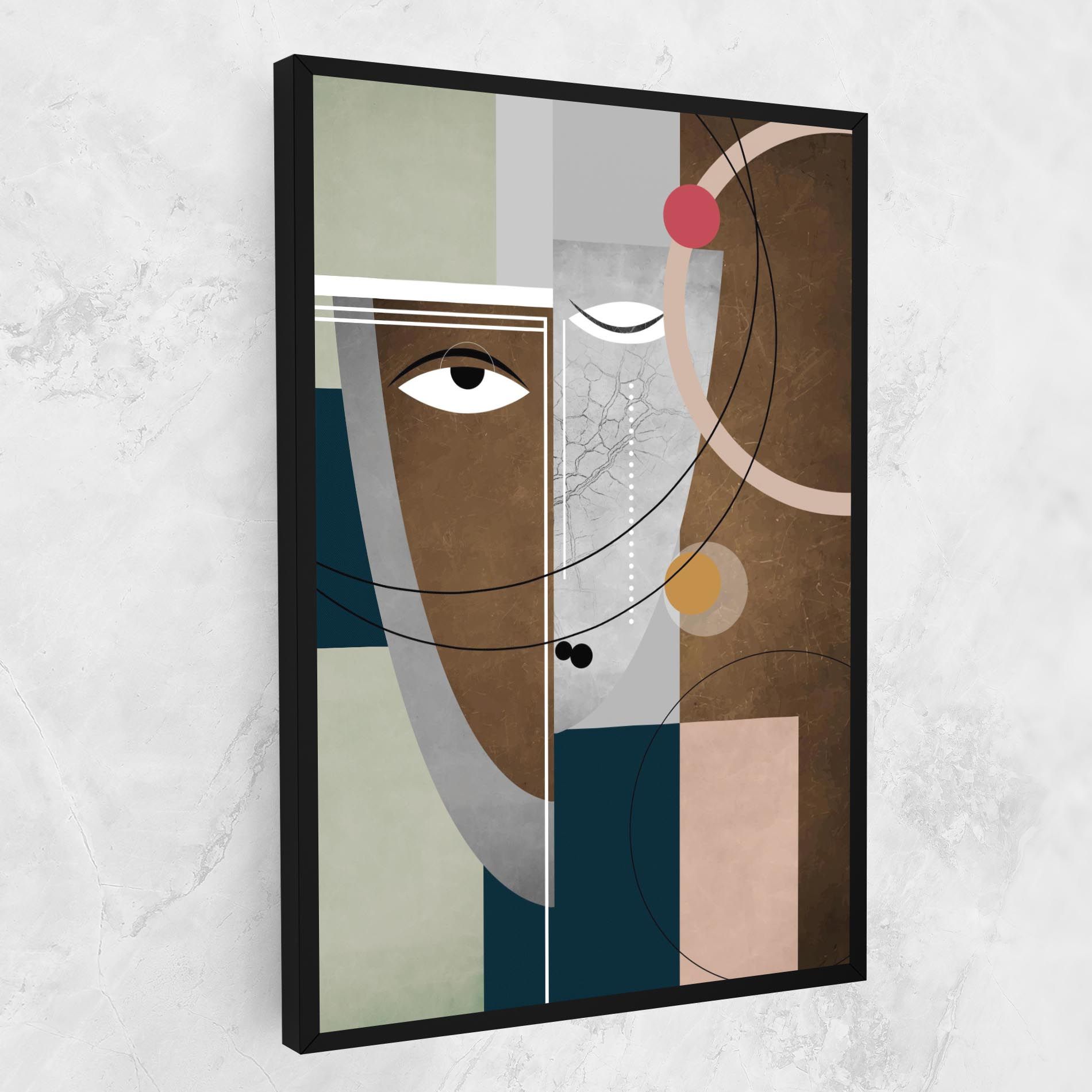 Abstract Brown Face mockup 1