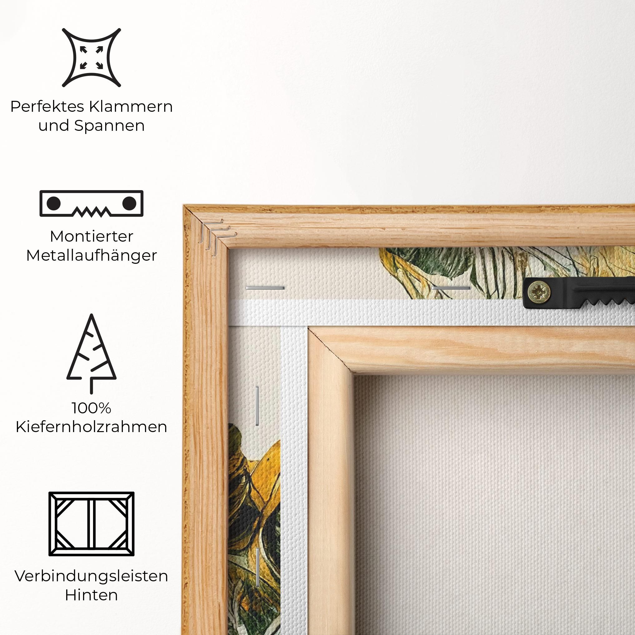 Gold And Green Leafes mockup 5