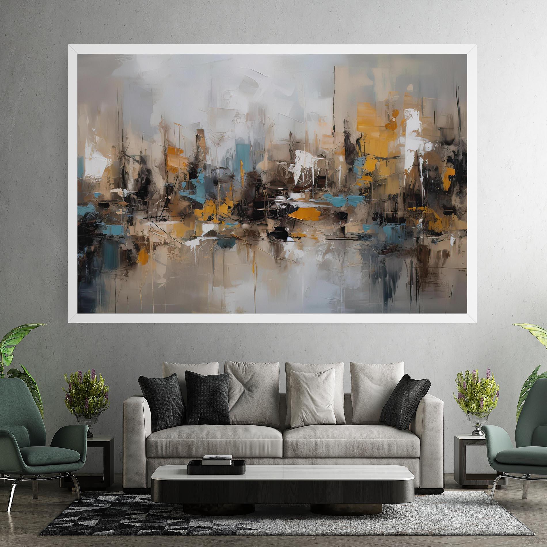 Leinwandbild Abstract Los Angeles mockup 7