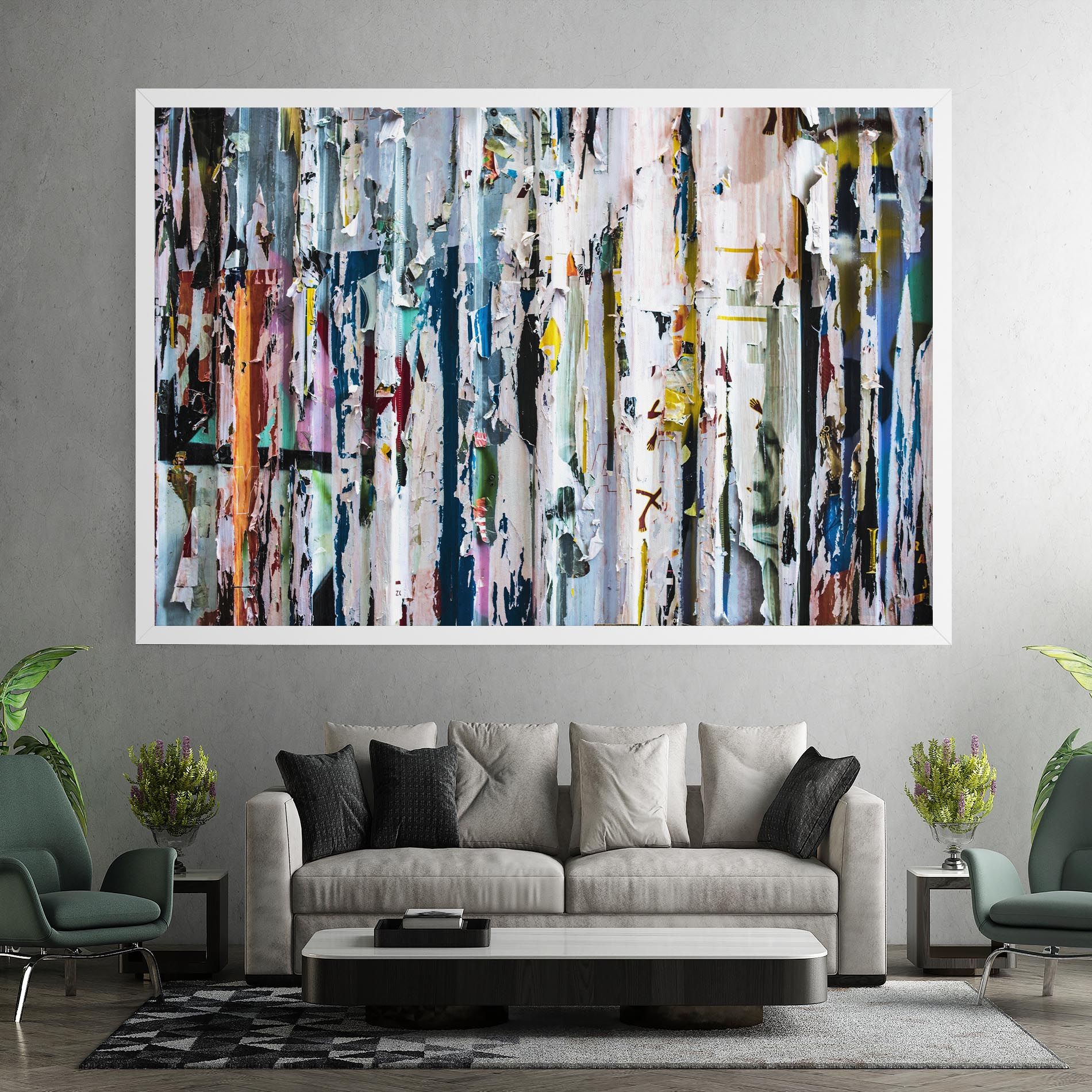 Abstract Torn Paper mockup 7