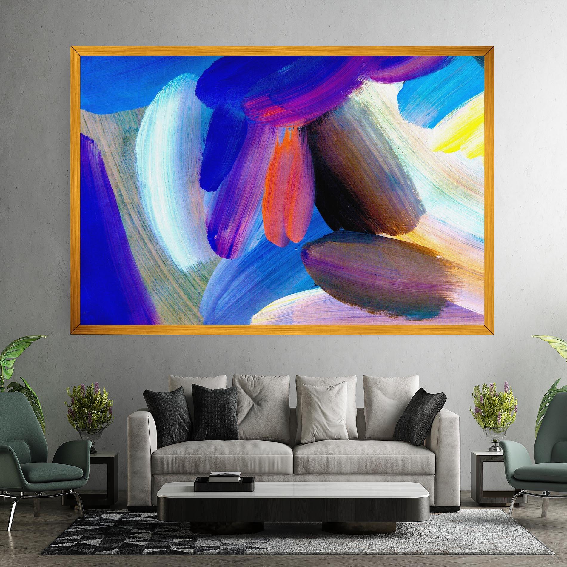 Leinwandbild Colorful Abstract mockup 7