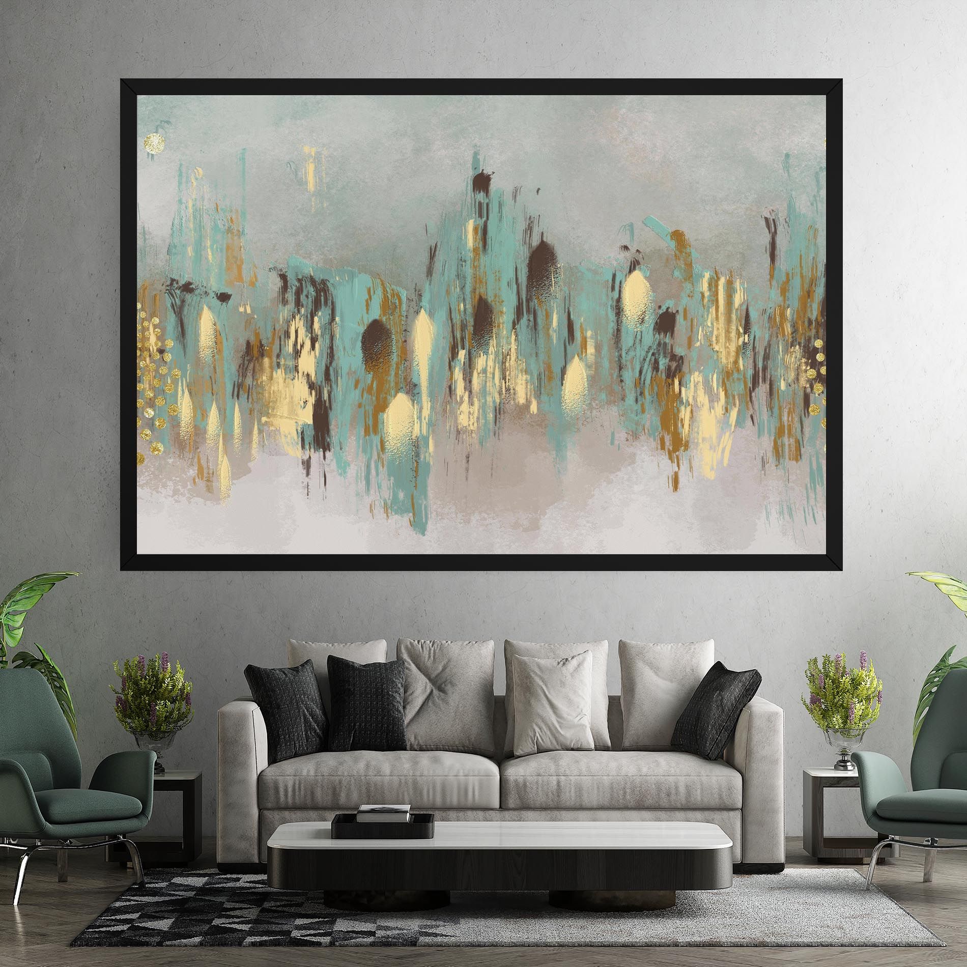 Gold Spiral Points mockup 7