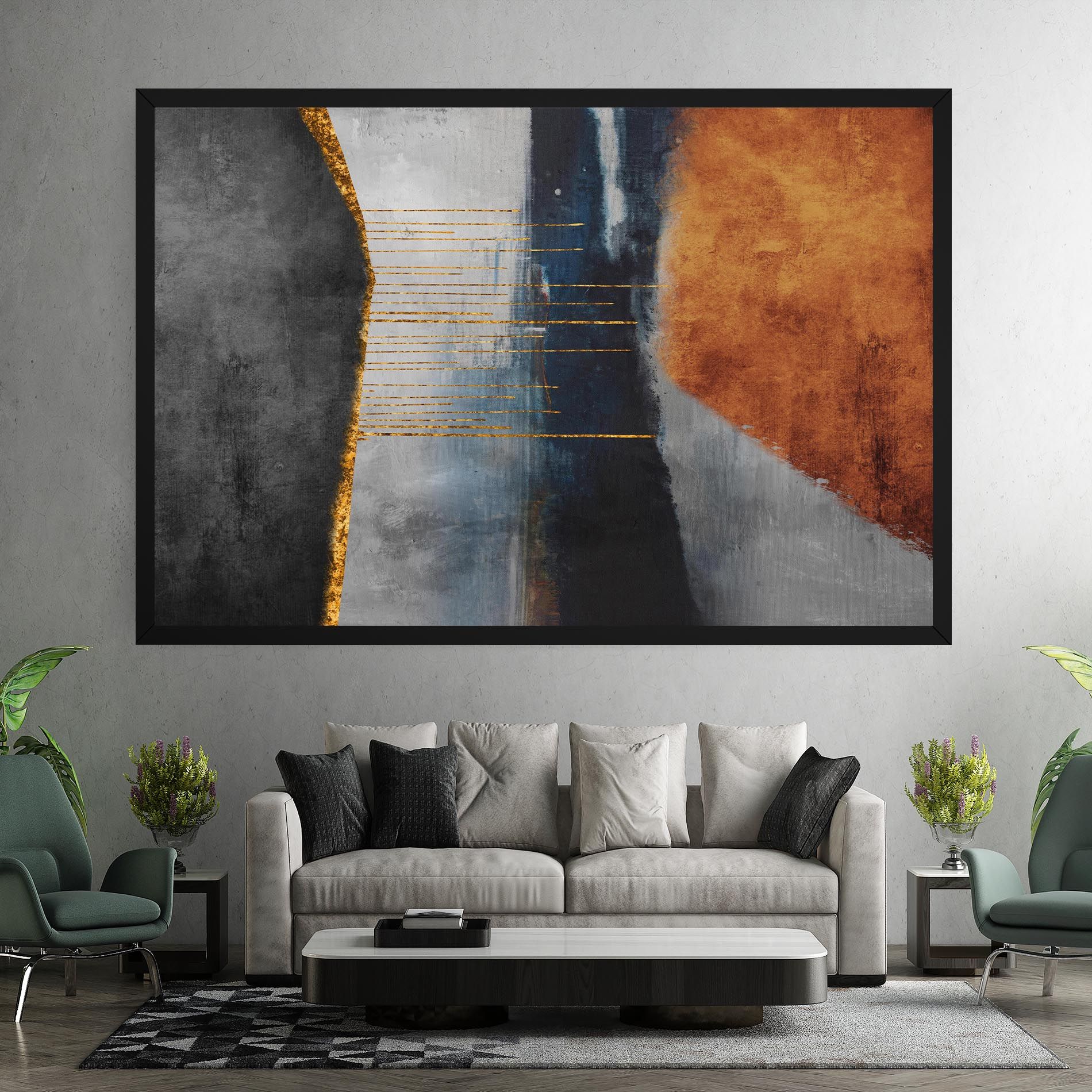 Retro Oil Painting mockup 7