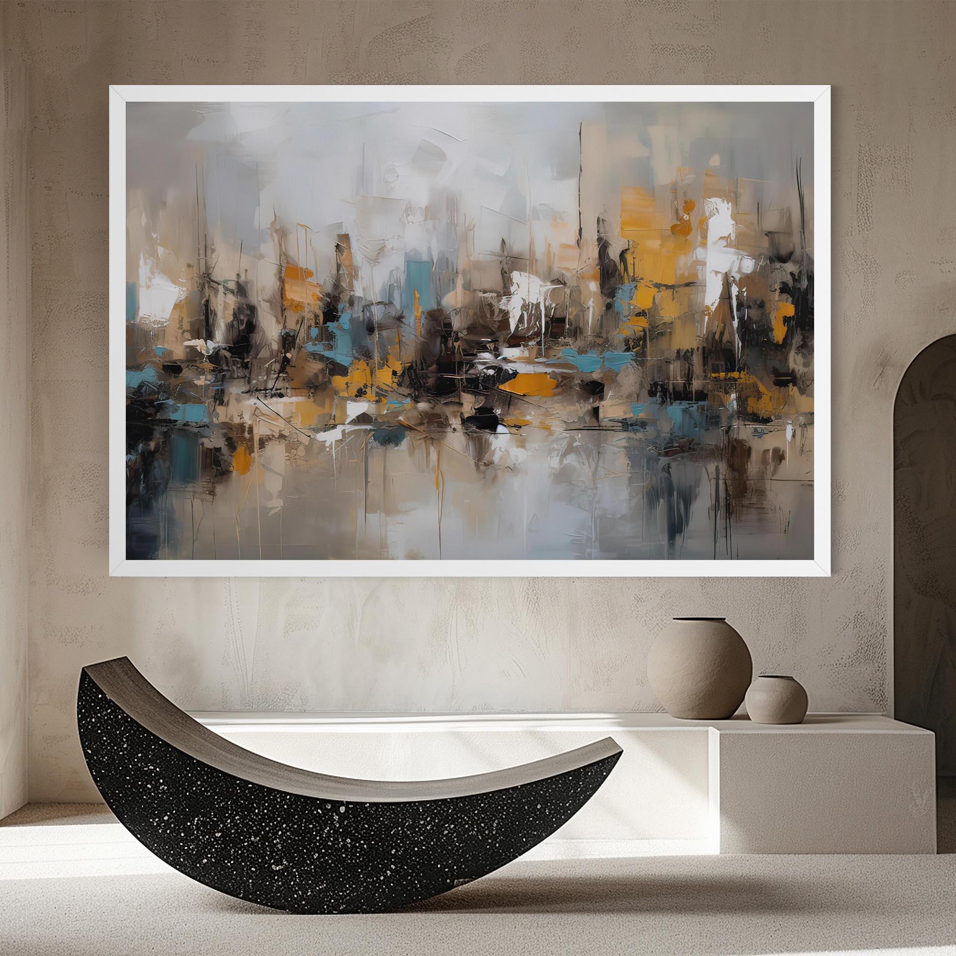 Leinwandbild Abstract Los Angeles mockup 8